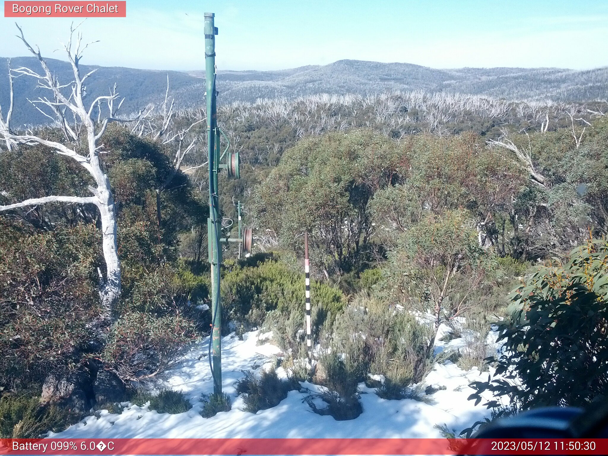 Bogong Web Cam 11:50am Friday 12th of May 2023