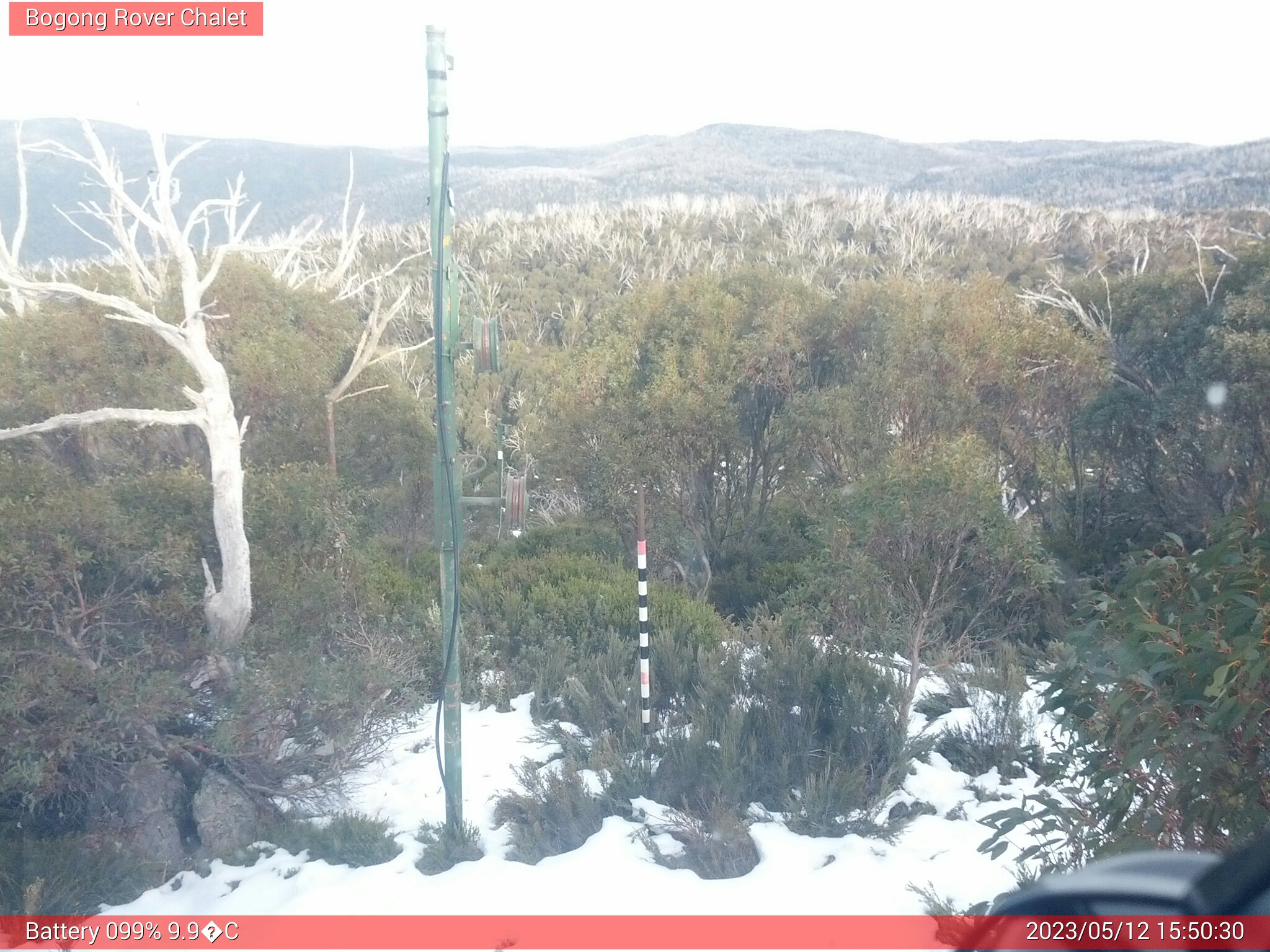 Bogong Web Cam 3:50pm Friday 12th of May 2023