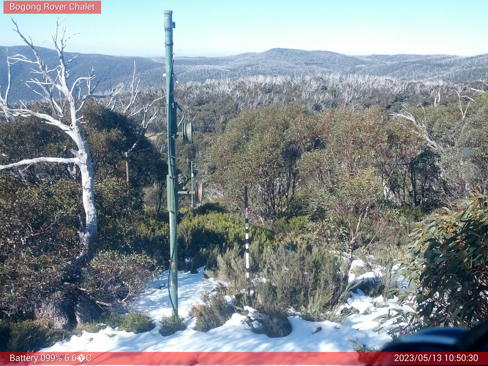 Bogong Web Cam 10:50am Saturday 13th of May 2023