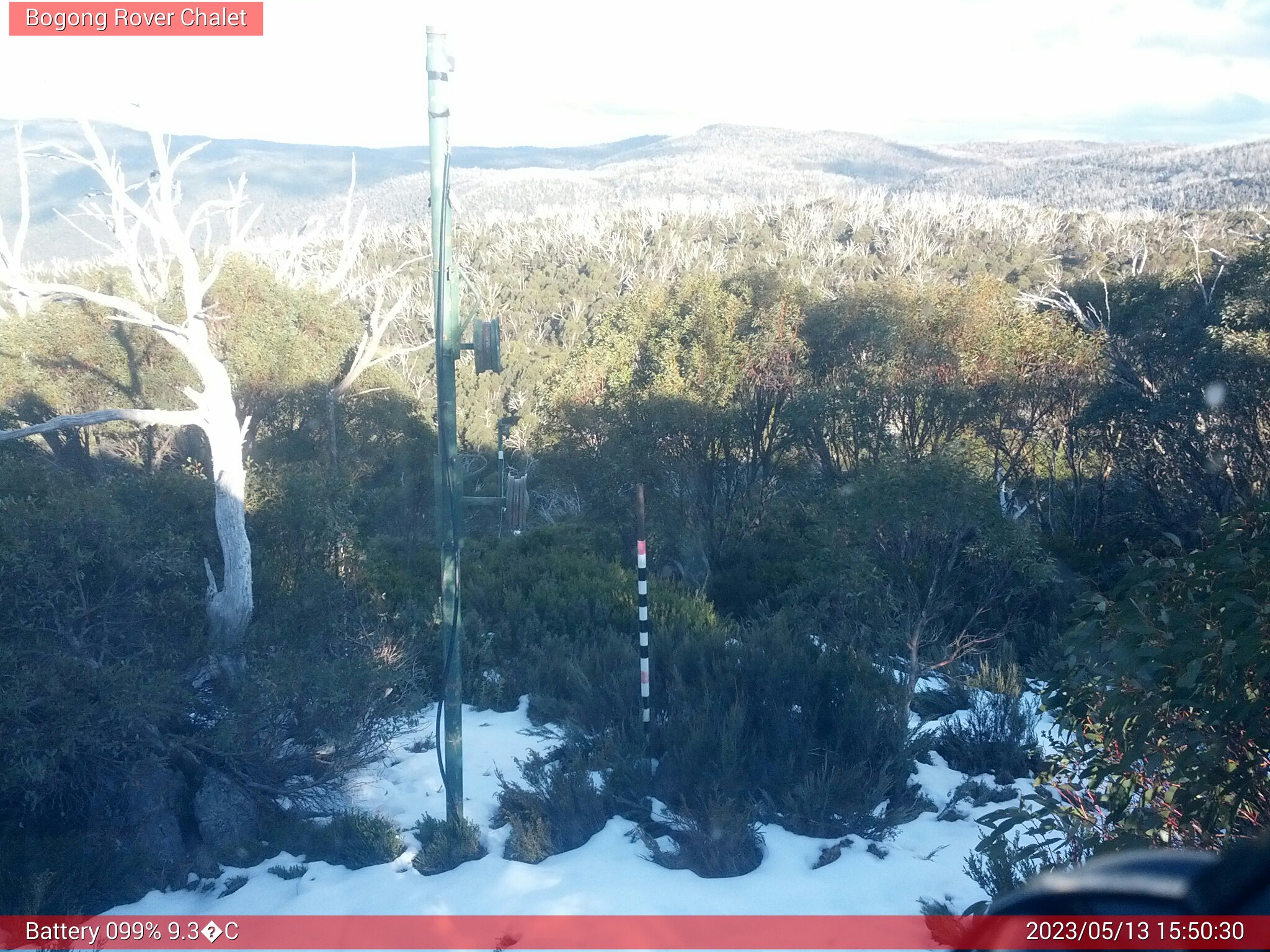 Bogong Web Cam 3:50pm Saturday 13th of May 2023