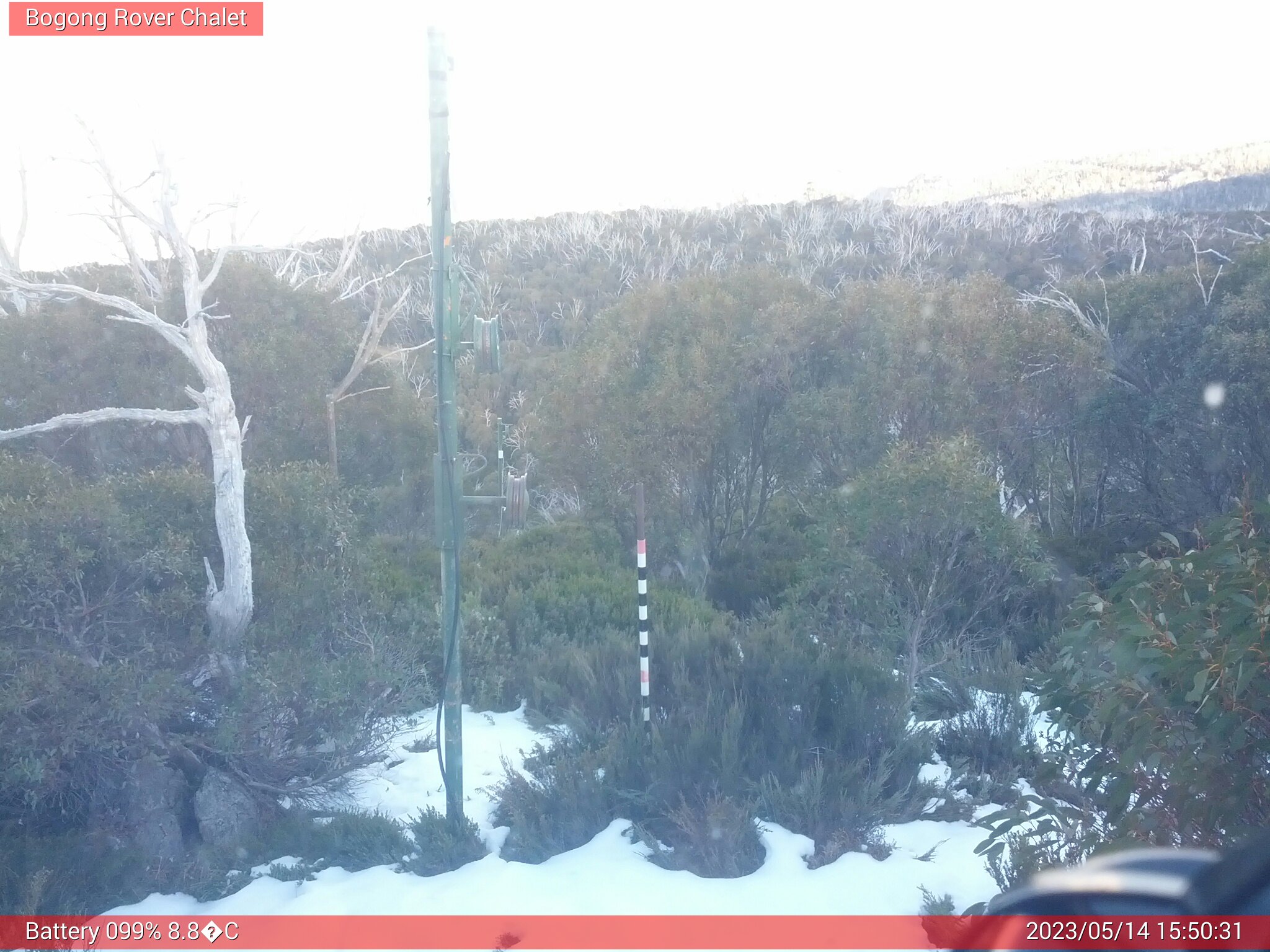 Bogong Web Cam 3:50pm Sunday 14th of May 2023