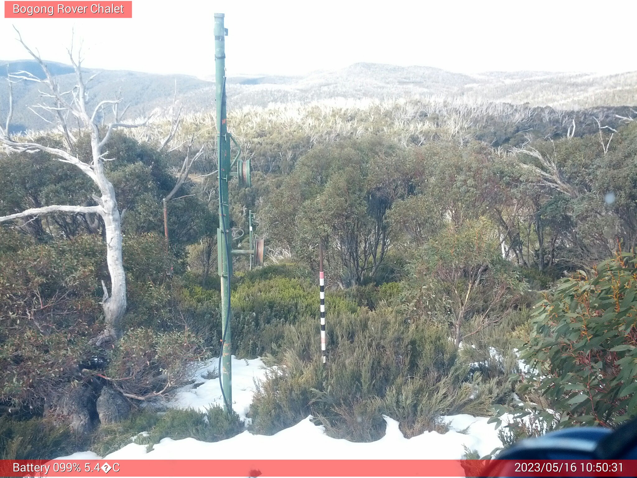 Bogong Web Cam 10:50am Tuesday 16th of May 2023