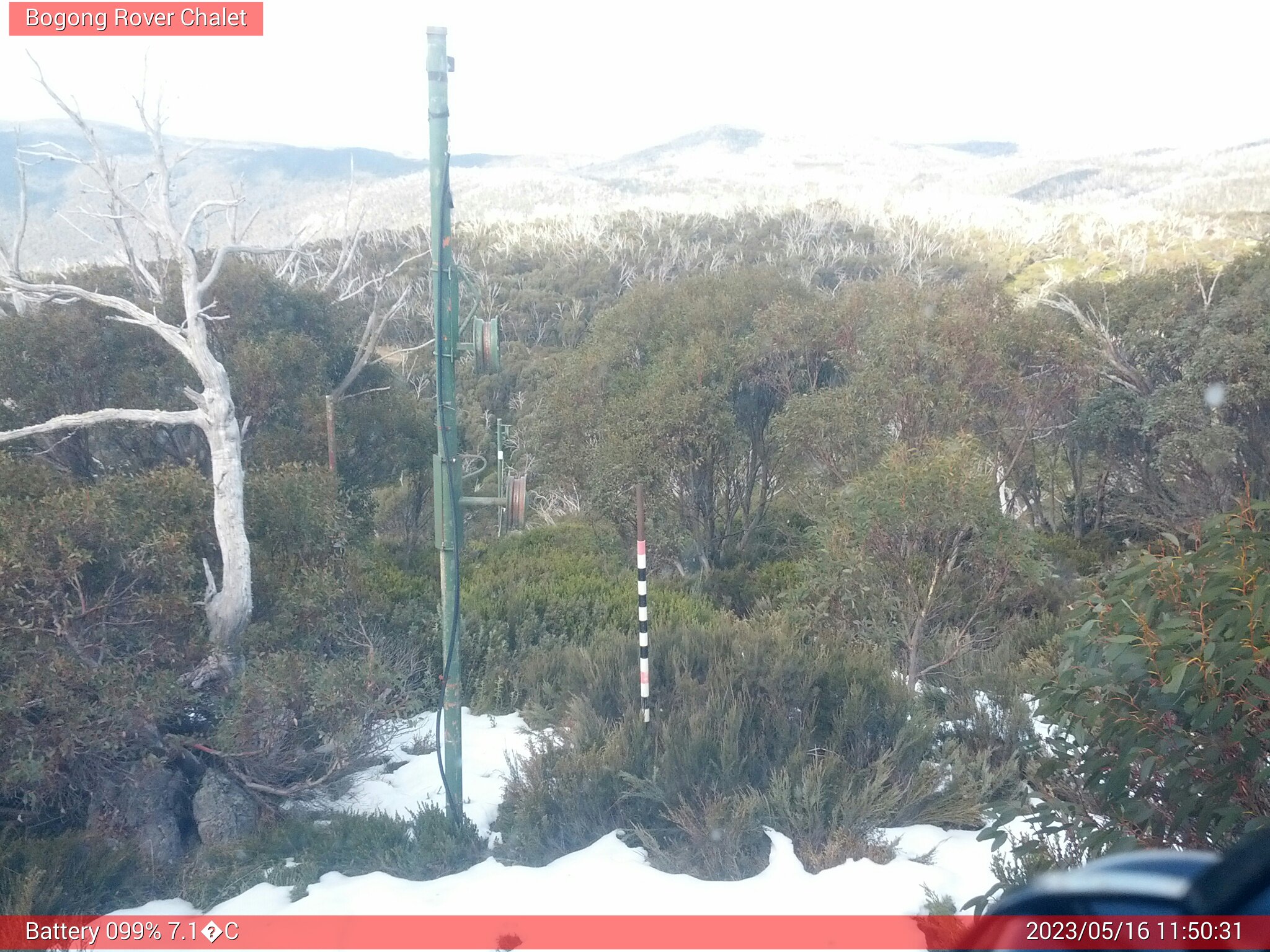 Bogong Web Cam 11:50am Tuesday 16th of May 2023