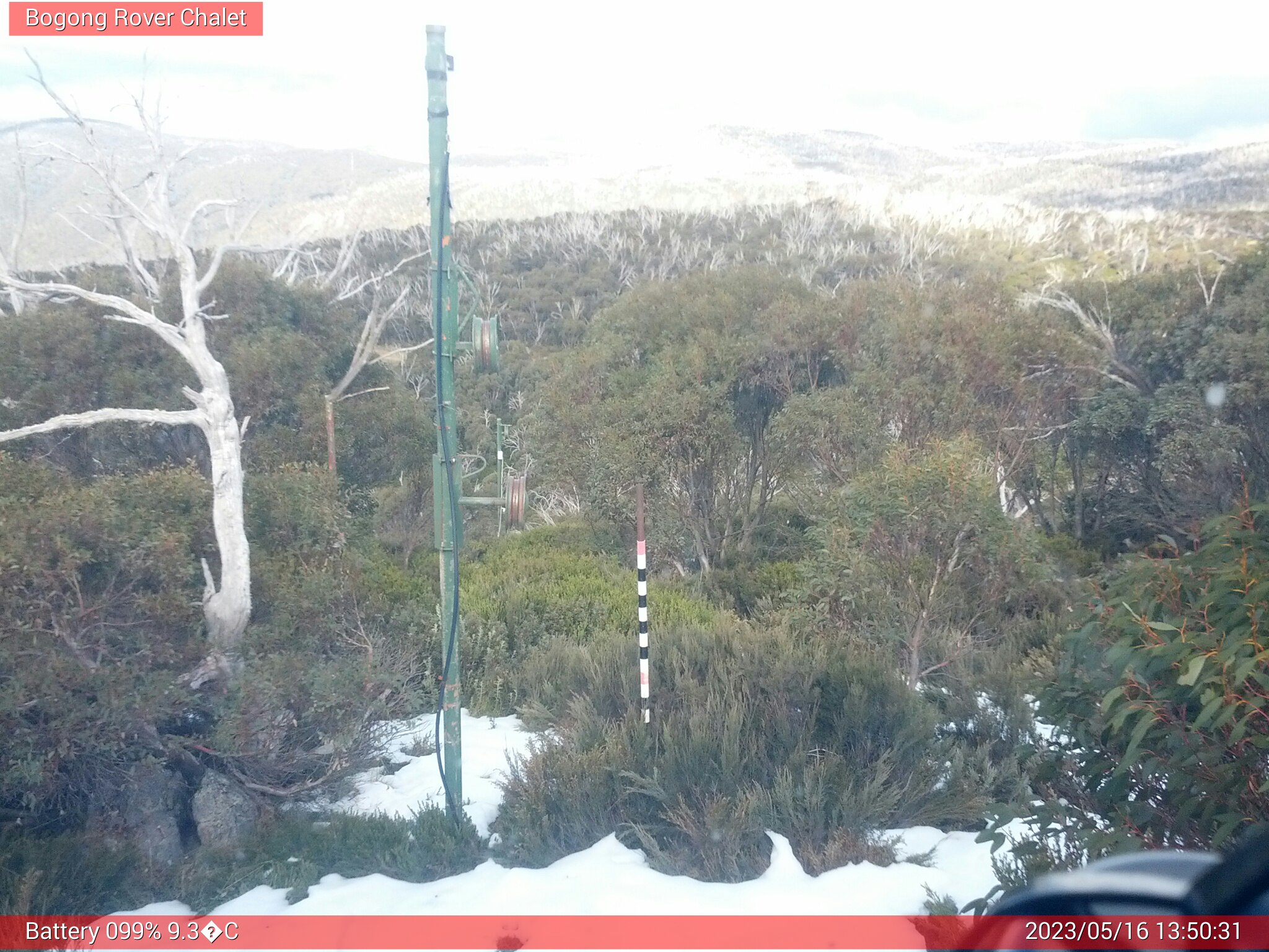 Bogong Web Cam 1:50pm Tuesday 16th of May 2023