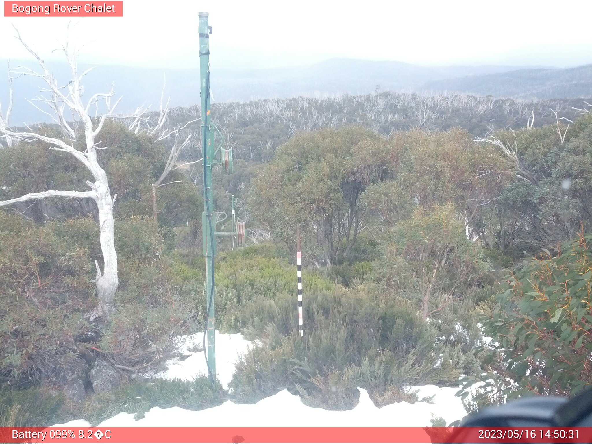 Bogong Web Cam 2:50pm Tuesday 16th of May 2023