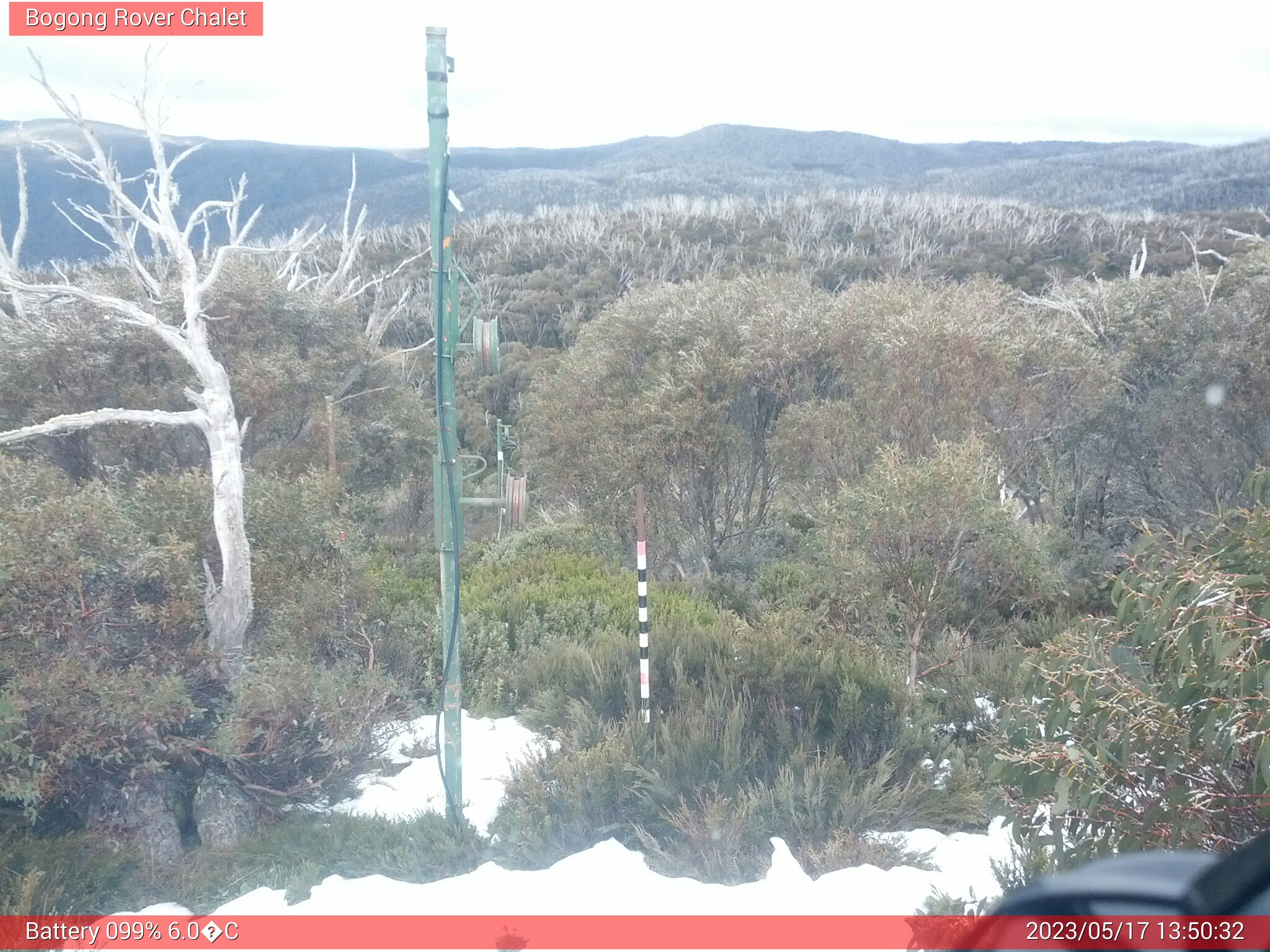 Bogong Web Cam 1:50pm Wednesday 17th of May 2023