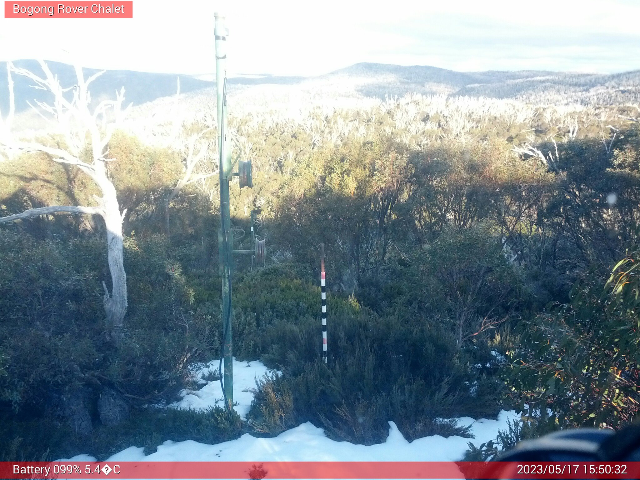 Bogong Web Cam 3:50pm Wednesday 17th of May 2023