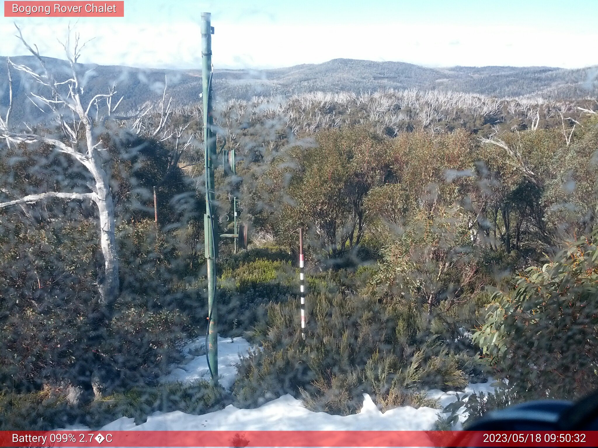 Bogong Web Cam 9:50am Thursday 18th of May 2023