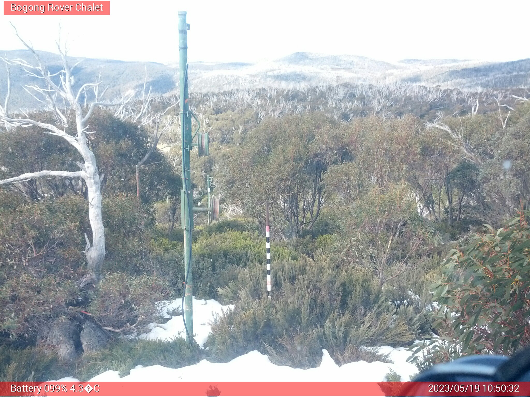 Bogong Web Cam 10:50am Friday 19th of May 2023