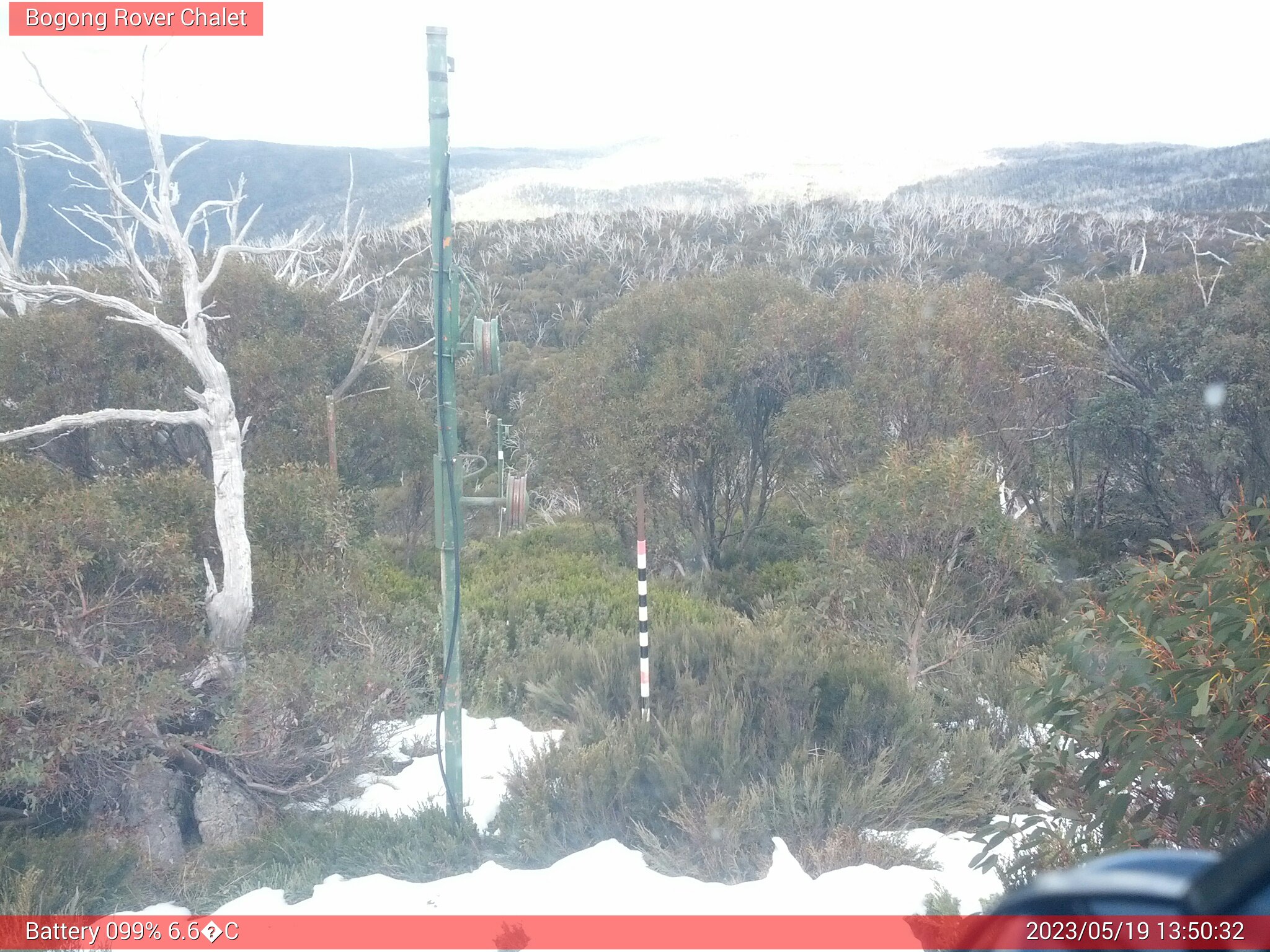 Bogong Web Cam 1:50pm Friday 19th of May 2023