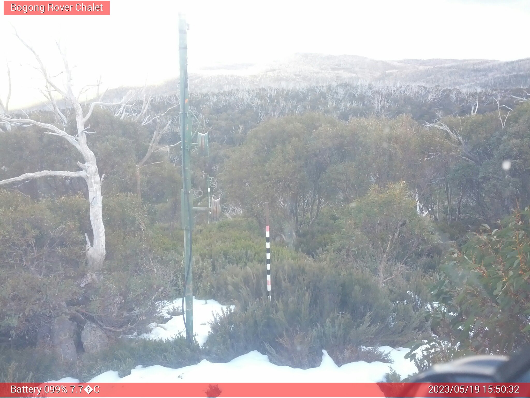 Bogong Web Cam 3:50pm Friday 19th of May 2023