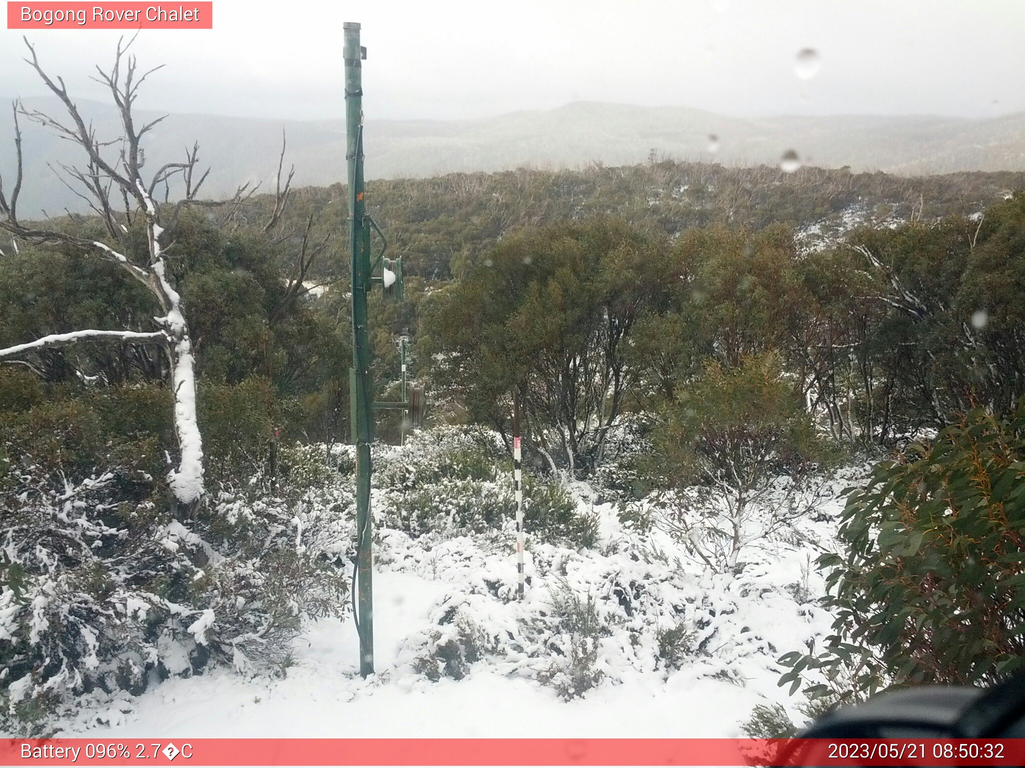 Bogong Web Cam 8:50am Sunday 21st of May 2023