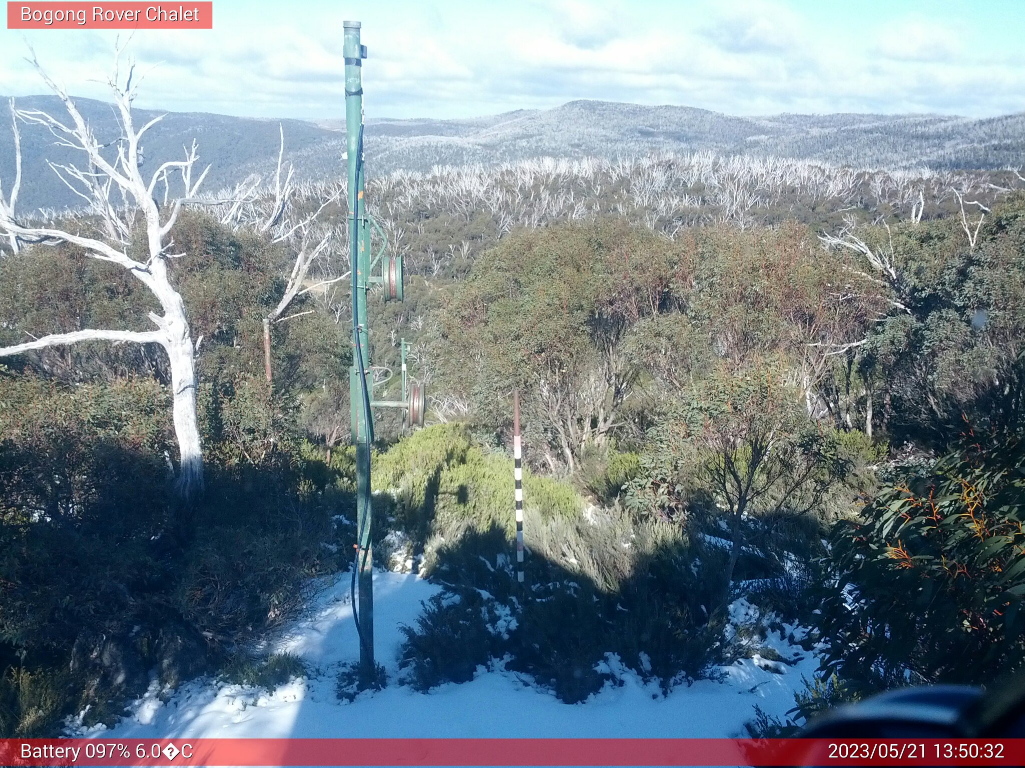 Bogong Web Cam 1:50pm Sunday 21st of May 2023