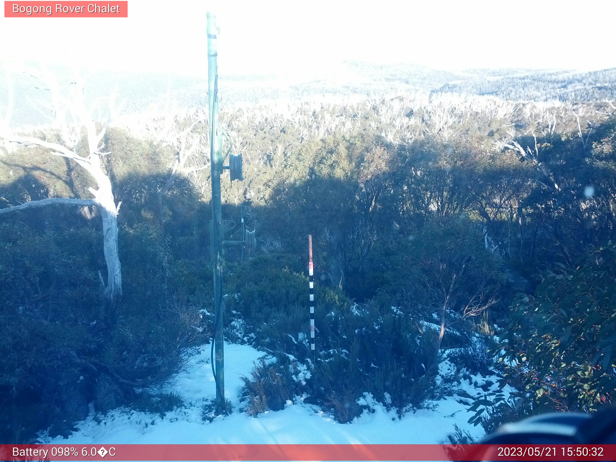 Bogong Web Cam 3:50pm Sunday 21st of May 2023