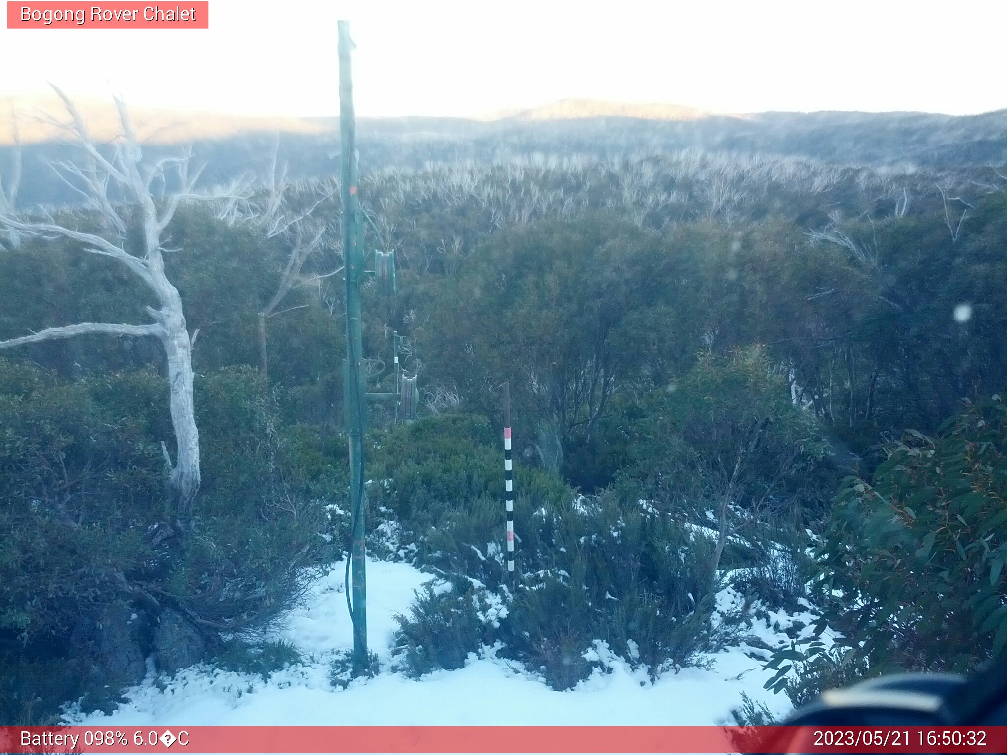 Bogong Web Cam 4:50pm Sunday 21st of May 2023