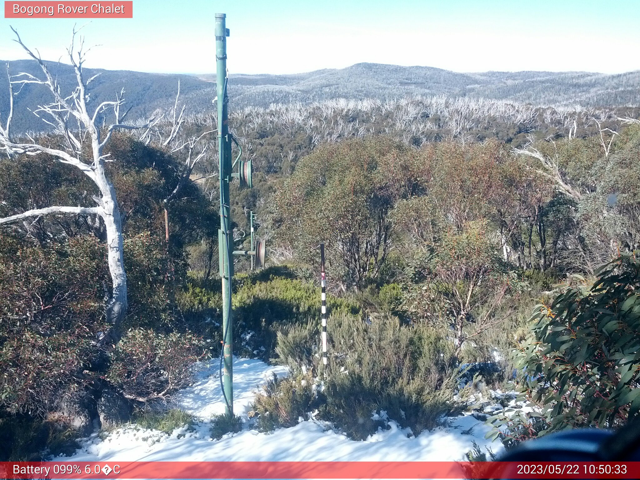 Bogong Web Cam 10:50am Monday 22nd of May 2023