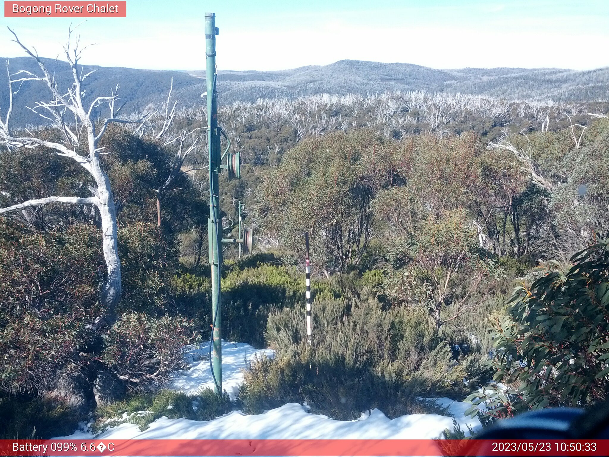 Bogong Web Cam 10:50am Tuesday 23rd of May 2023