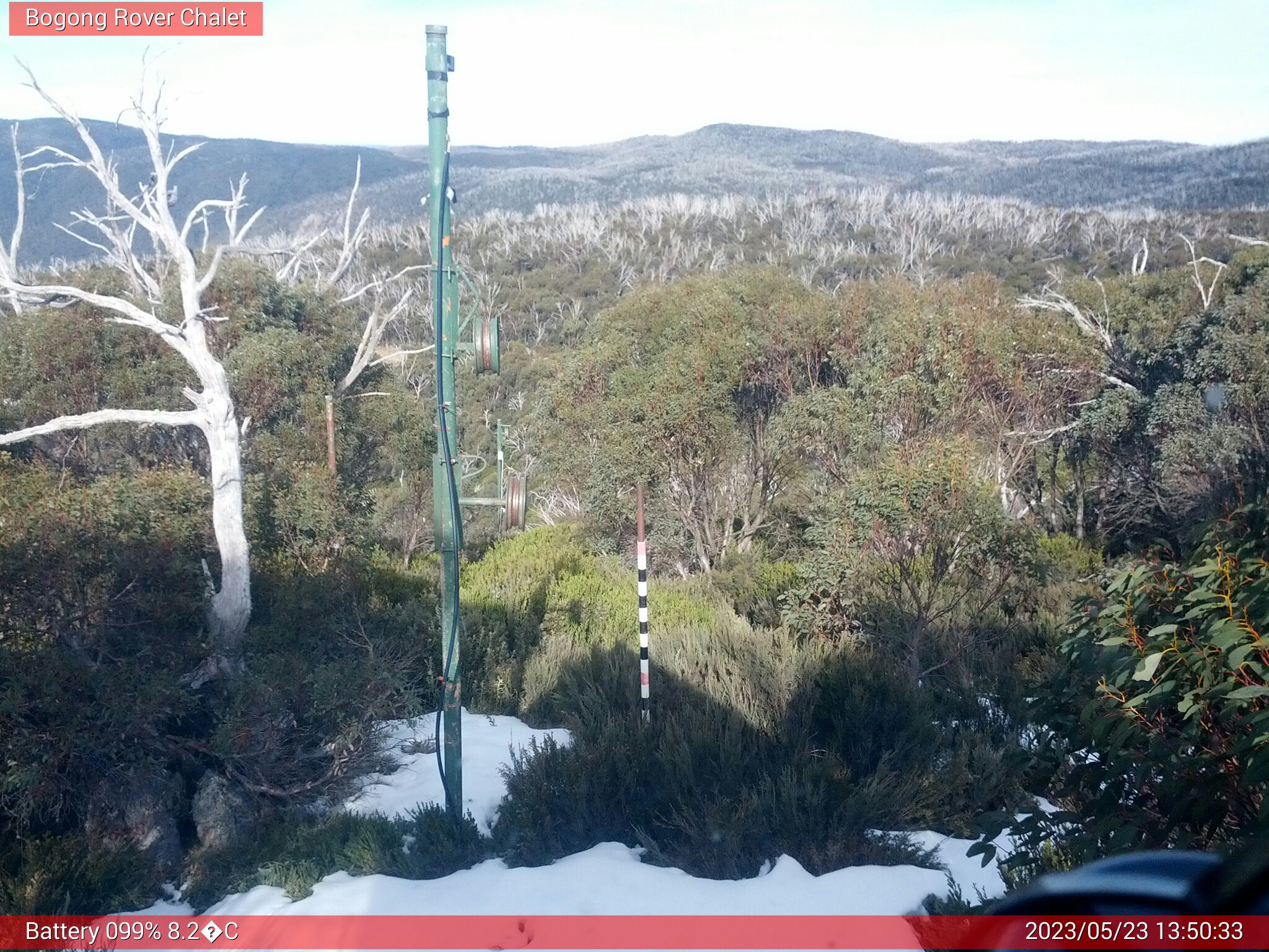 Bogong Web Cam 1:50pm Tuesday 23rd of May 2023