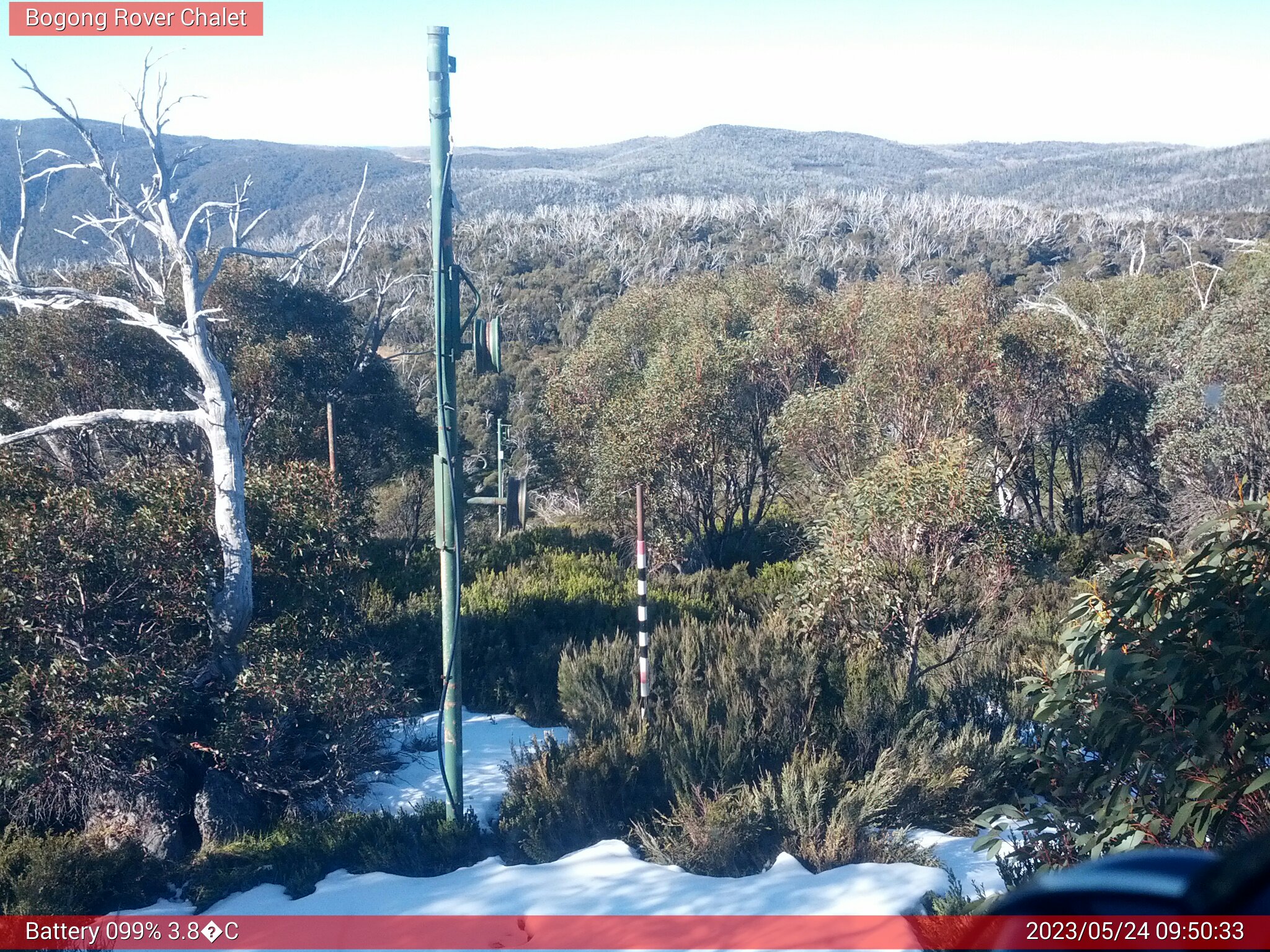 Bogong Web Cam 9:50am Wednesday 24th of May 2023