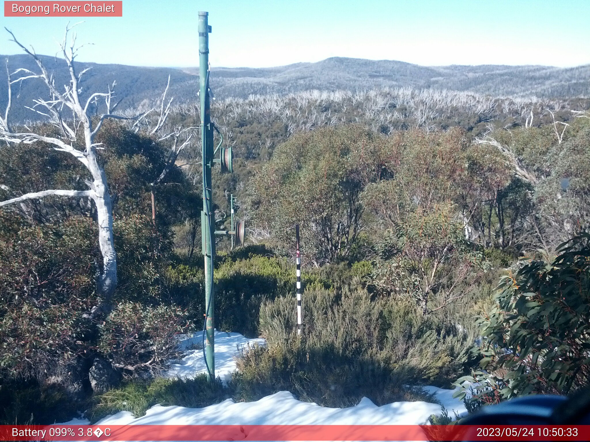 Bogong Web Cam 10:50am Wednesday 24th of May 2023