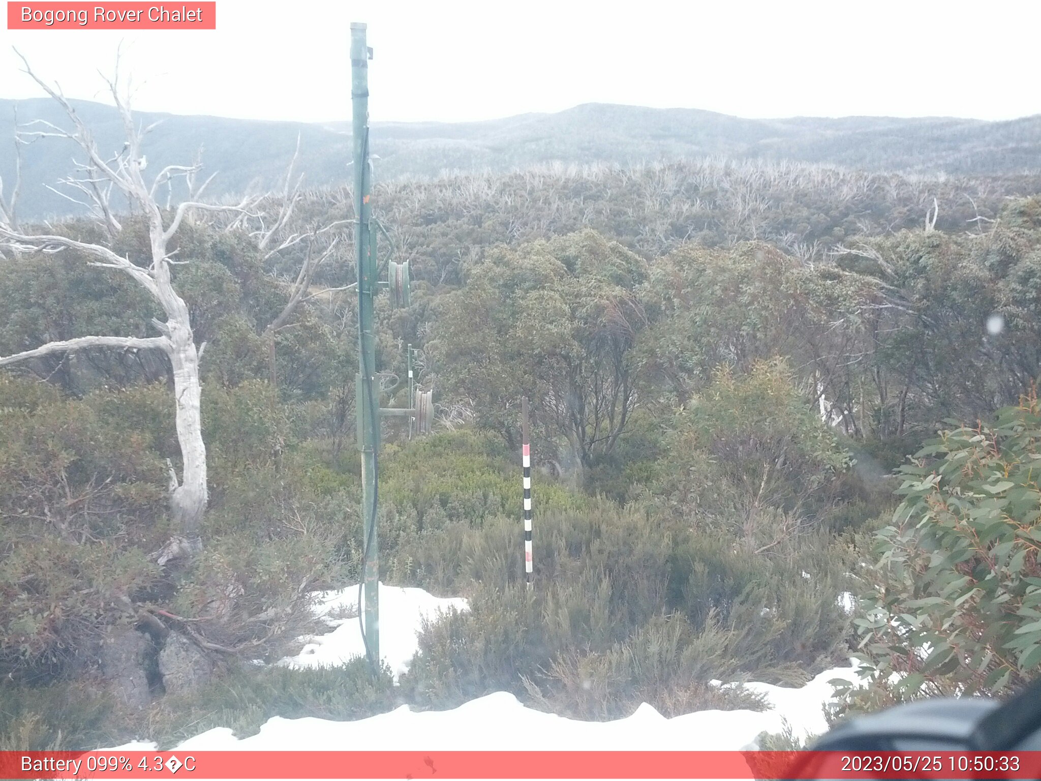 Bogong Web Cam 10:50am Thursday 25th of May 2023