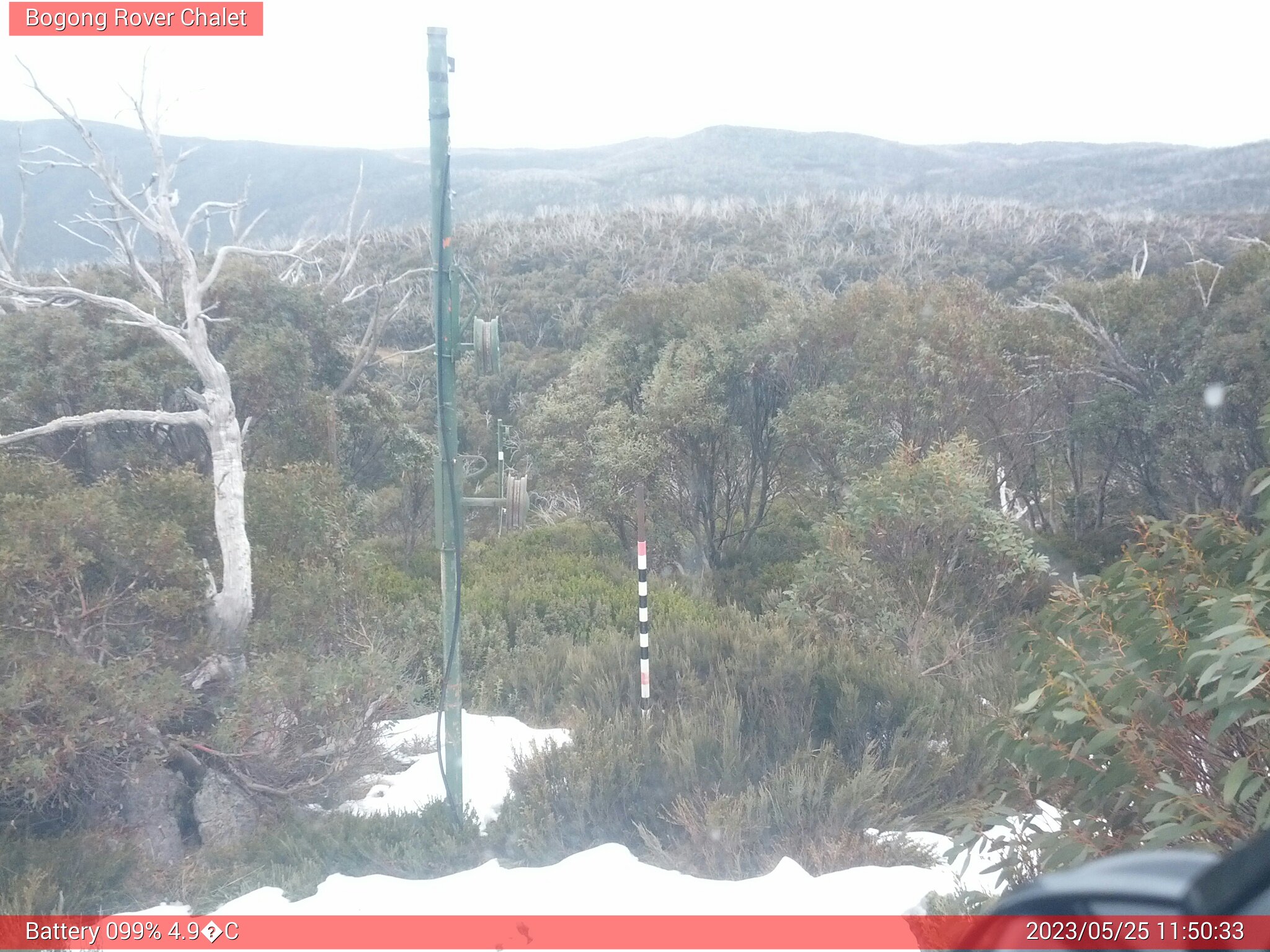 Bogong Web Cam 11:50am Thursday 25th of May 2023