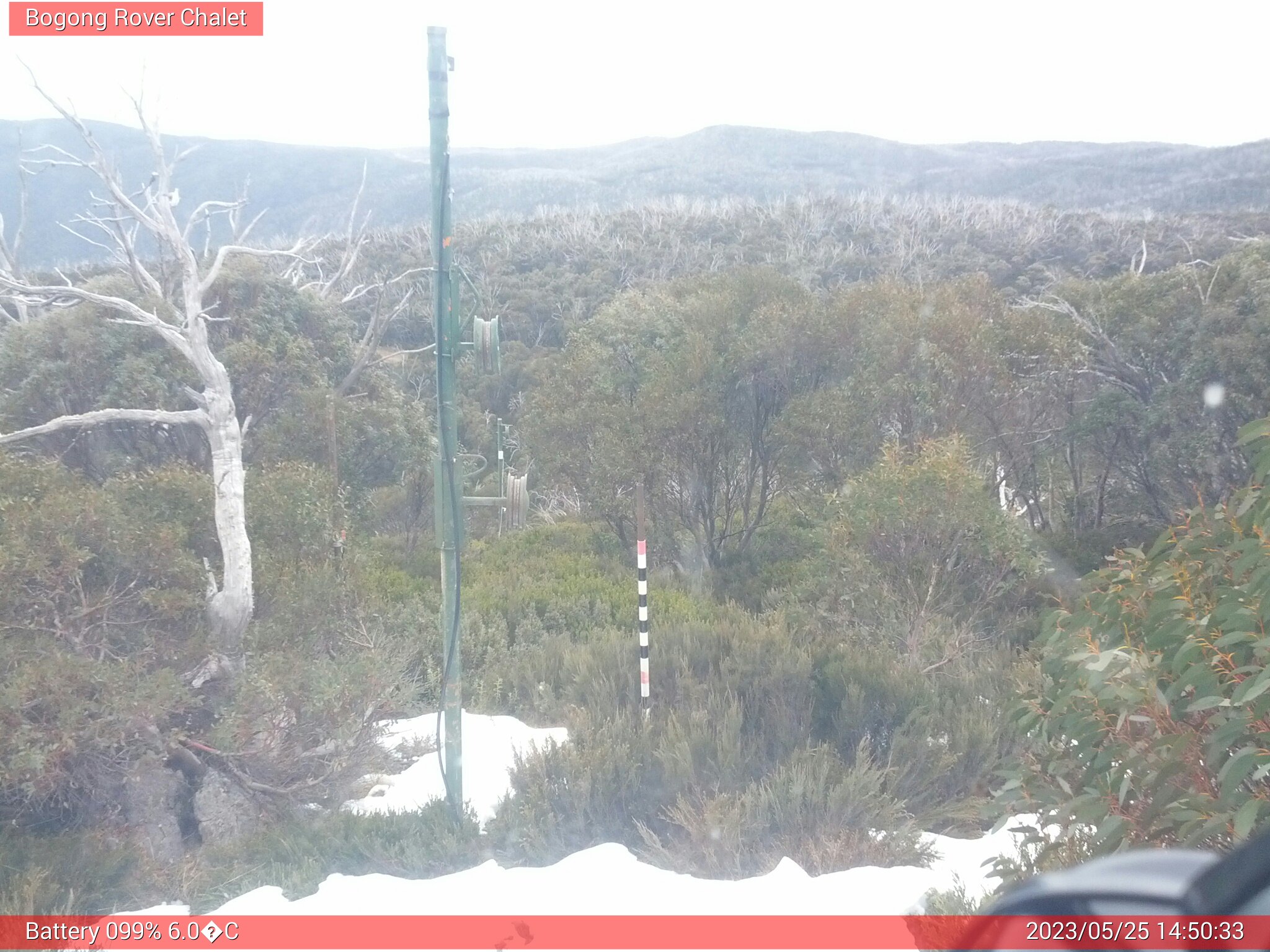 Bogong Web Cam 2:50pm Thursday 25th of May 2023