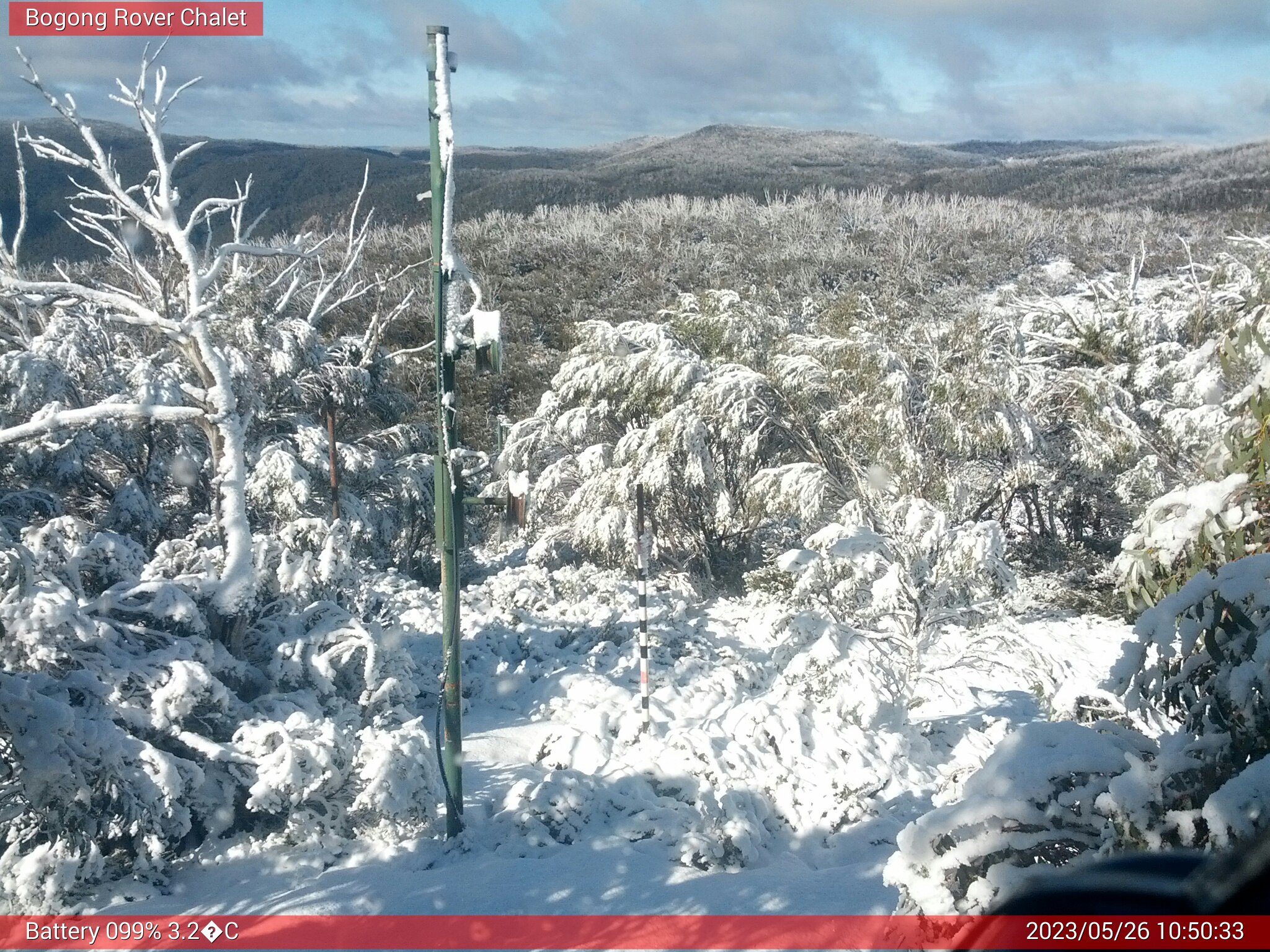 Bogong Web Cam 10:50am Friday 26th of May 2023