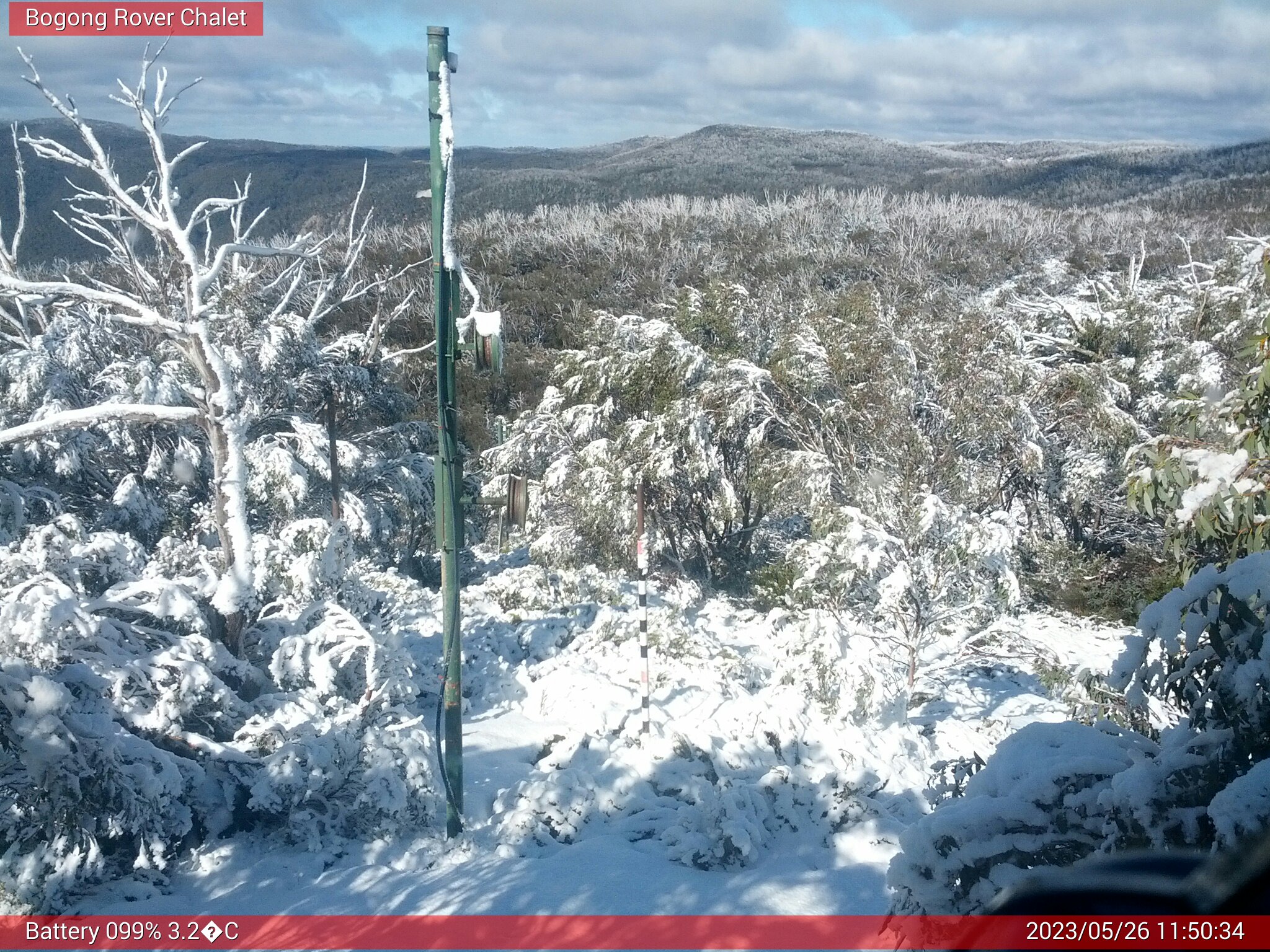 Bogong Web Cam 11:50am Friday 26th of May 2023