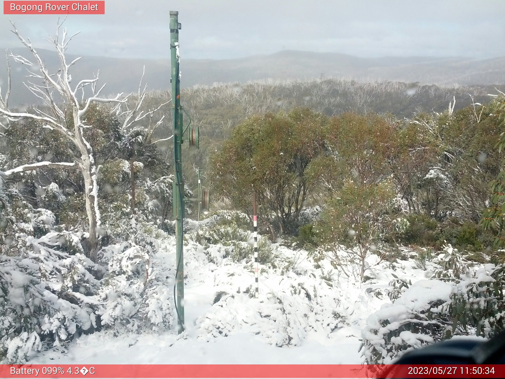 Bogong Web Cam 11:50am Saturday 27th of May 2023