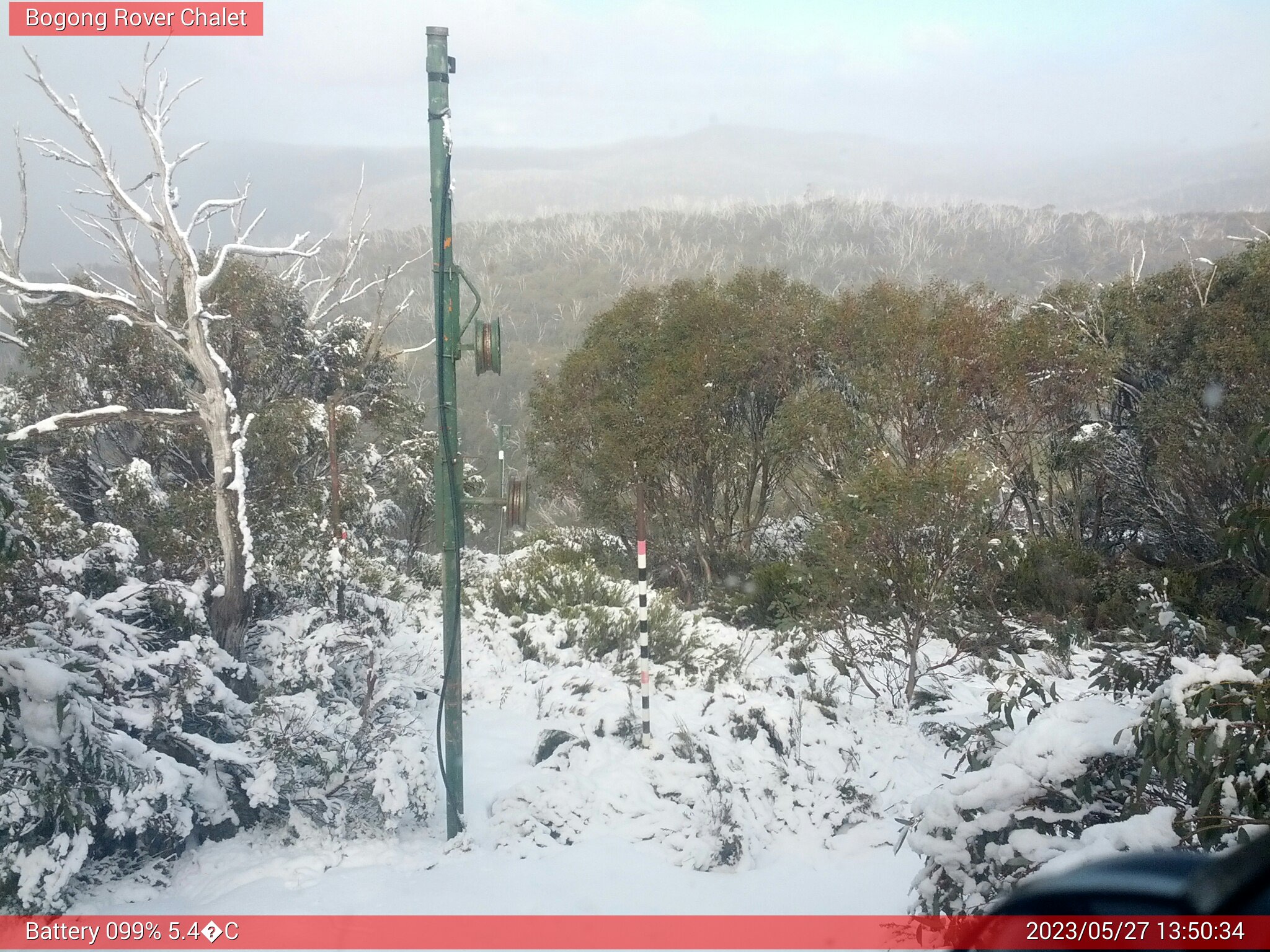 Bogong Web Cam 1:50pm Saturday 27th of May 2023