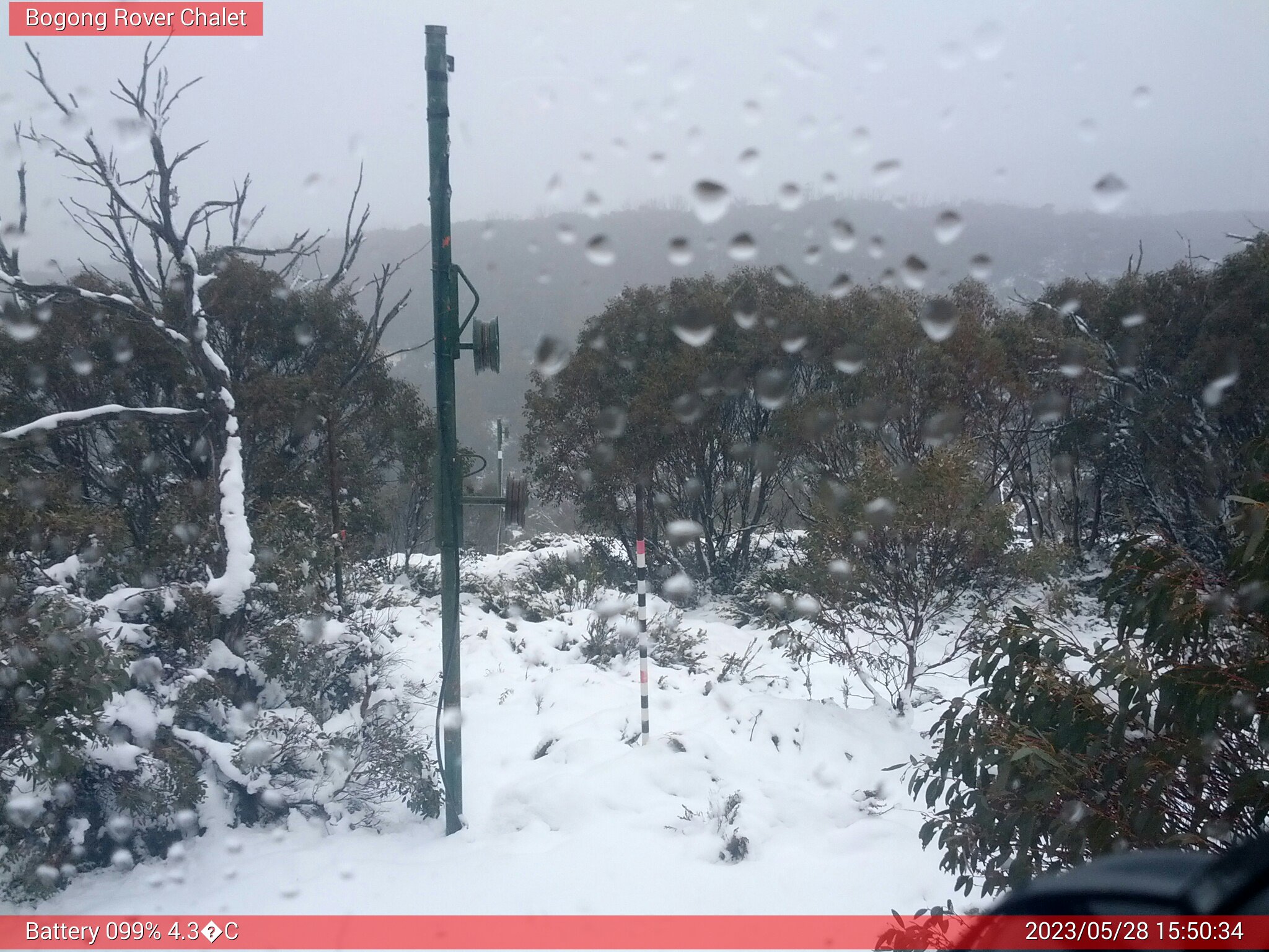 Bogong Web Cam 3:50pm Sunday 28th of May 2023