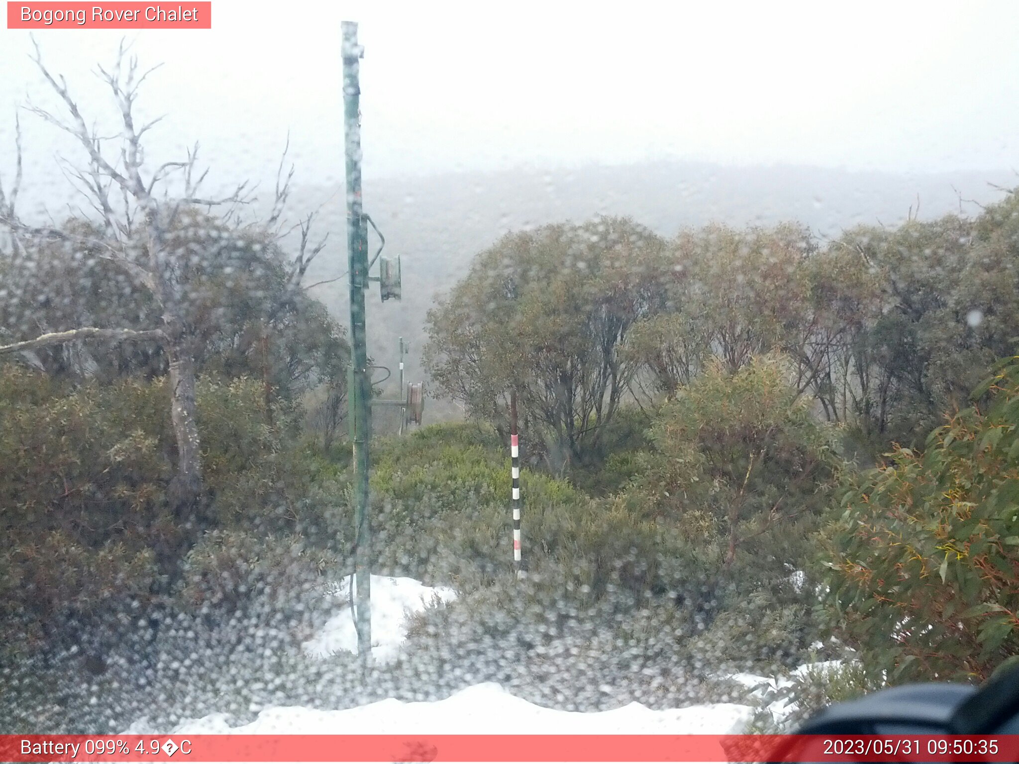 Bogong Web Cam 9:50am Wednesday 31st of May 2023