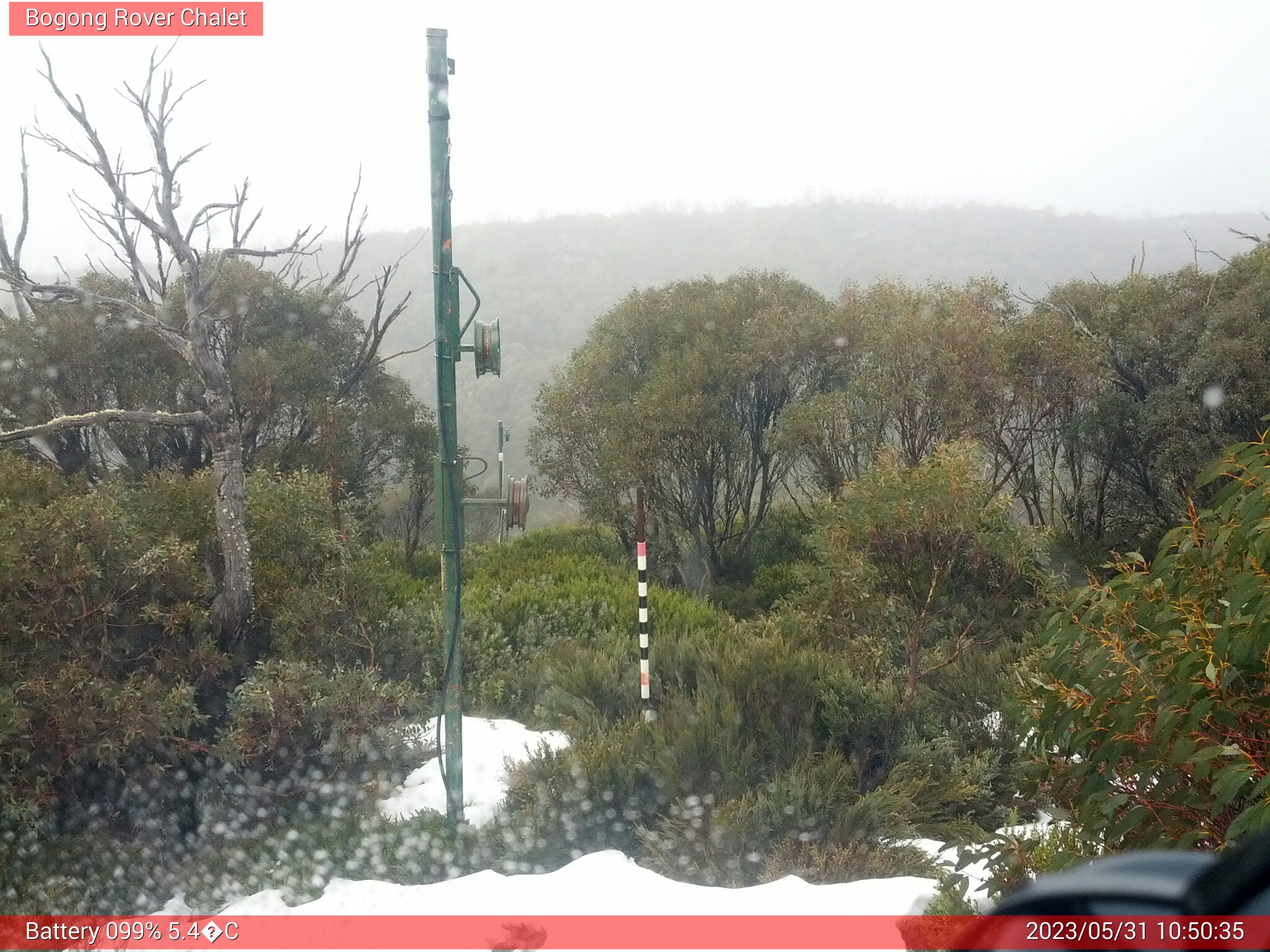 Bogong Web Cam 10:50am Wednesday 31st of May 2023