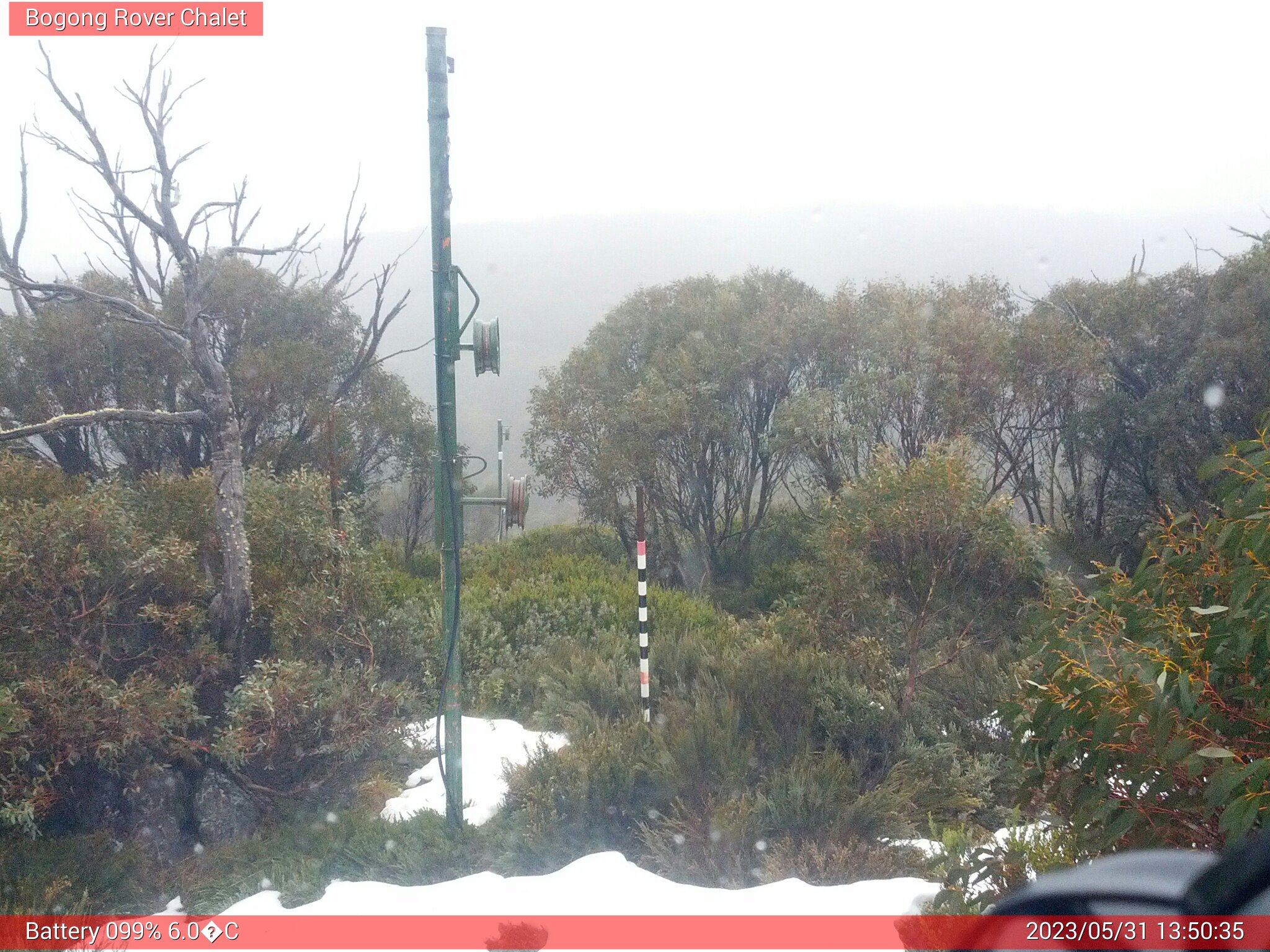 Bogong Web Cam 1:50pm Wednesday 31st of May 2023