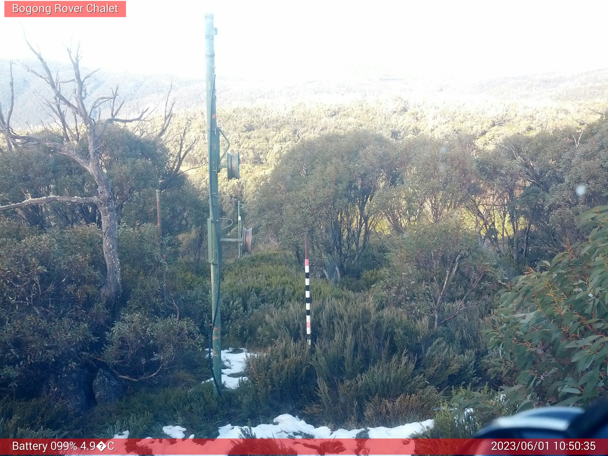 Bogong Web Cam 10:50am Thursday 1st of June 2023