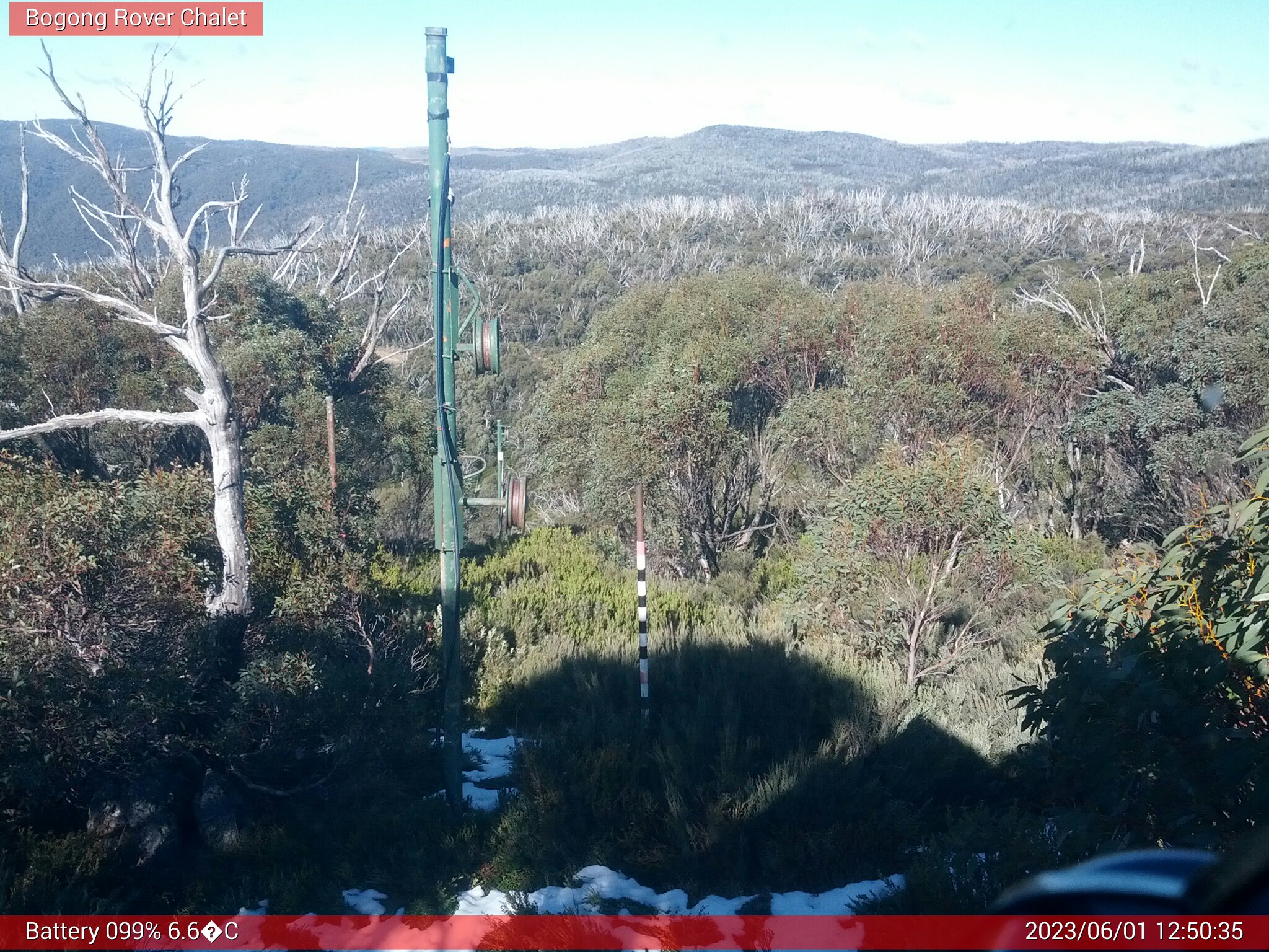 Bogong Web Cam 12:50pm Thursday 1st of June 2023