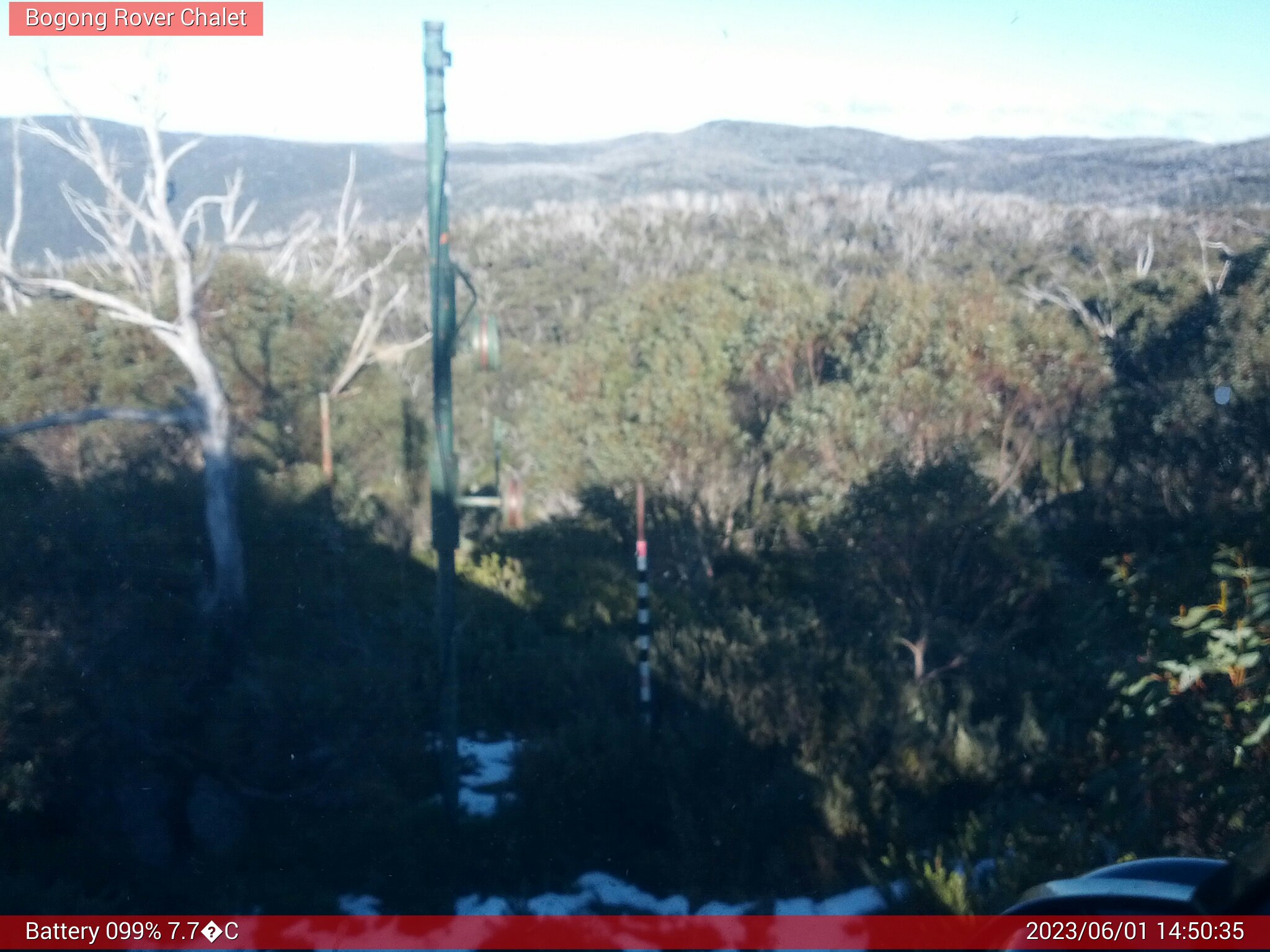 Bogong Web Cam 2:50pm Thursday 1st of June 2023