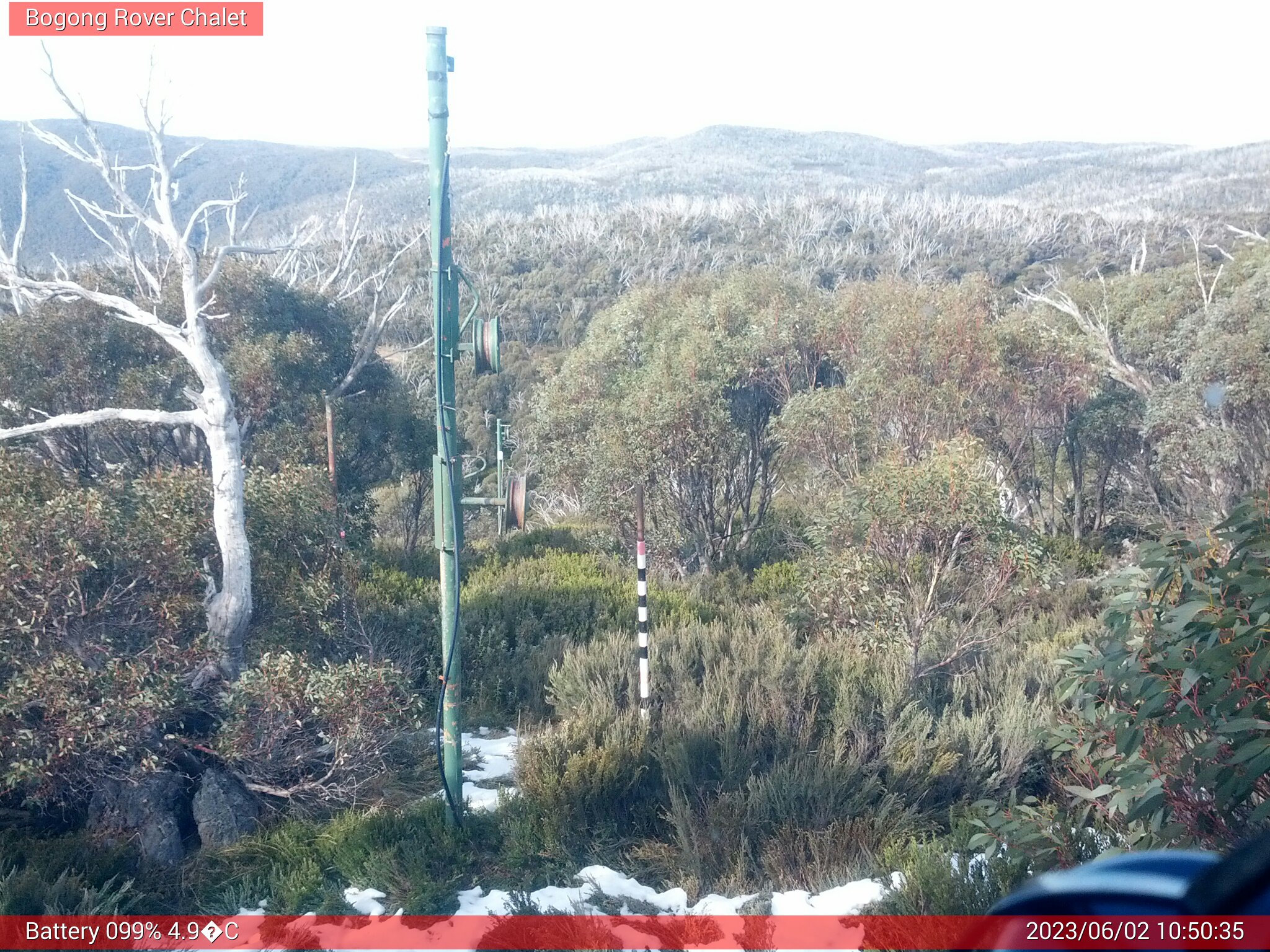 Bogong Web Cam 10:50am Friday 2nd of June 2023