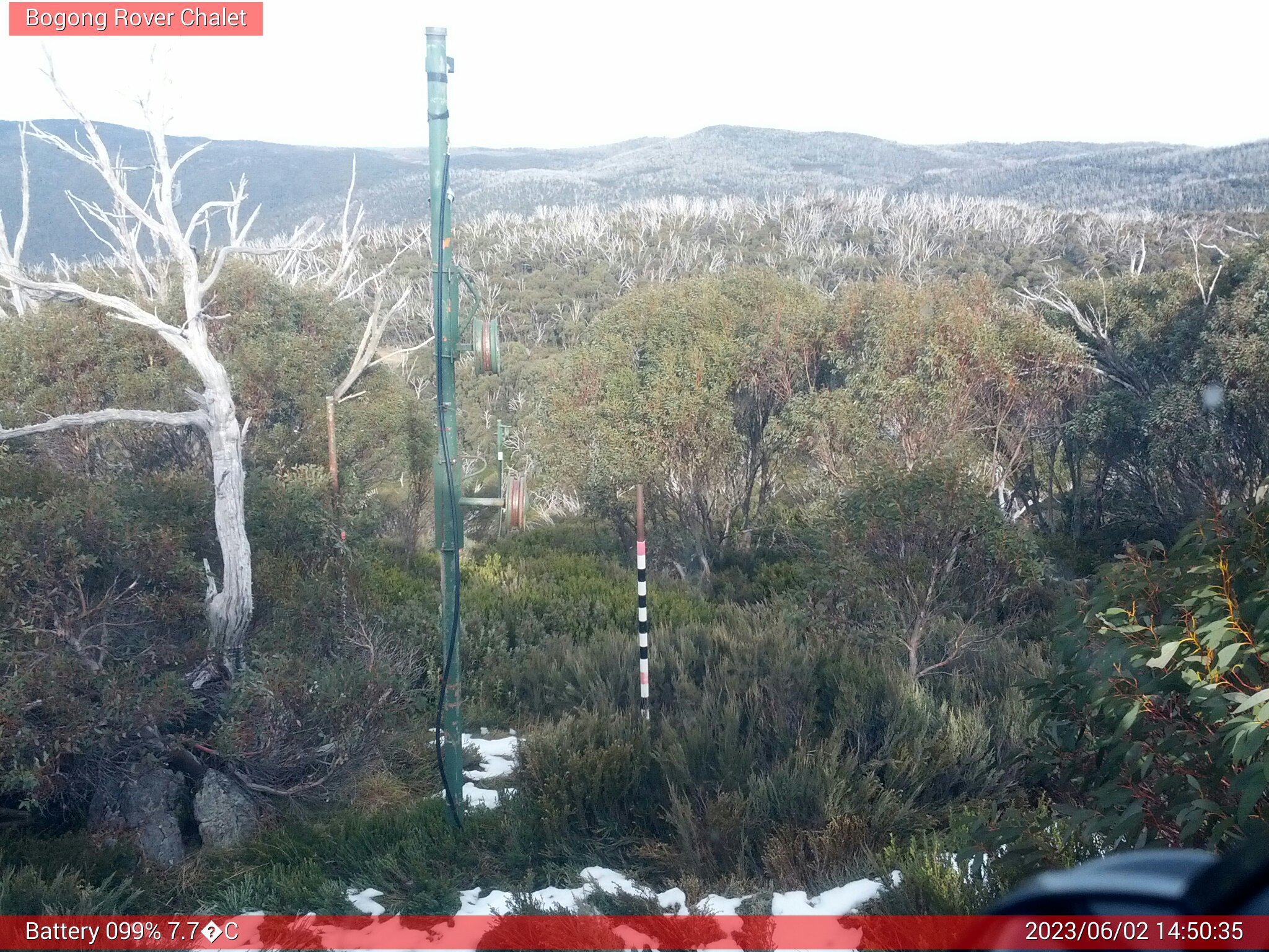 Bogong Web Cam 2:50pm Friday 2nd of June 2023