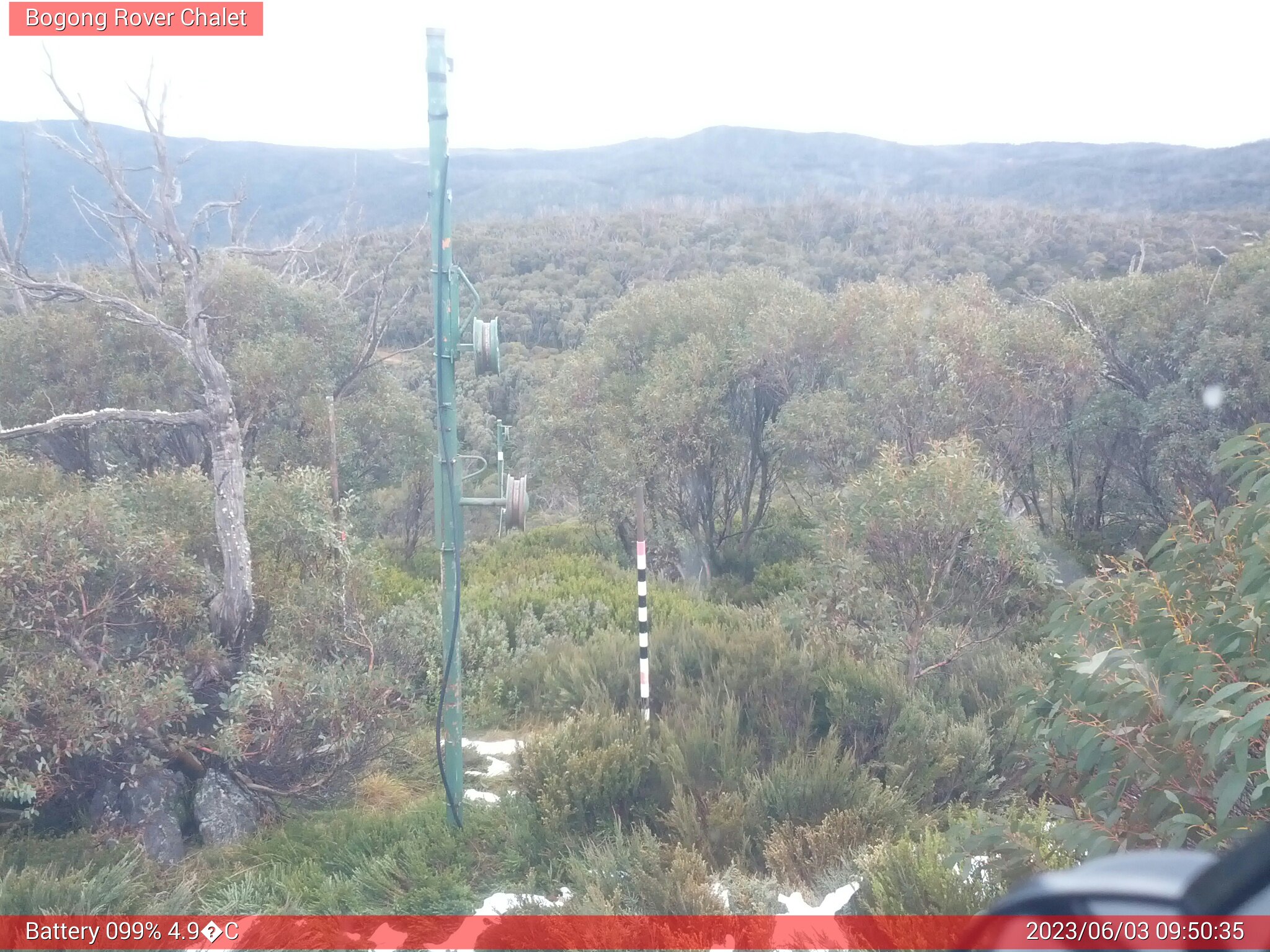 Bogong Web Cam 9:50am Saturday 3rd of June 2023