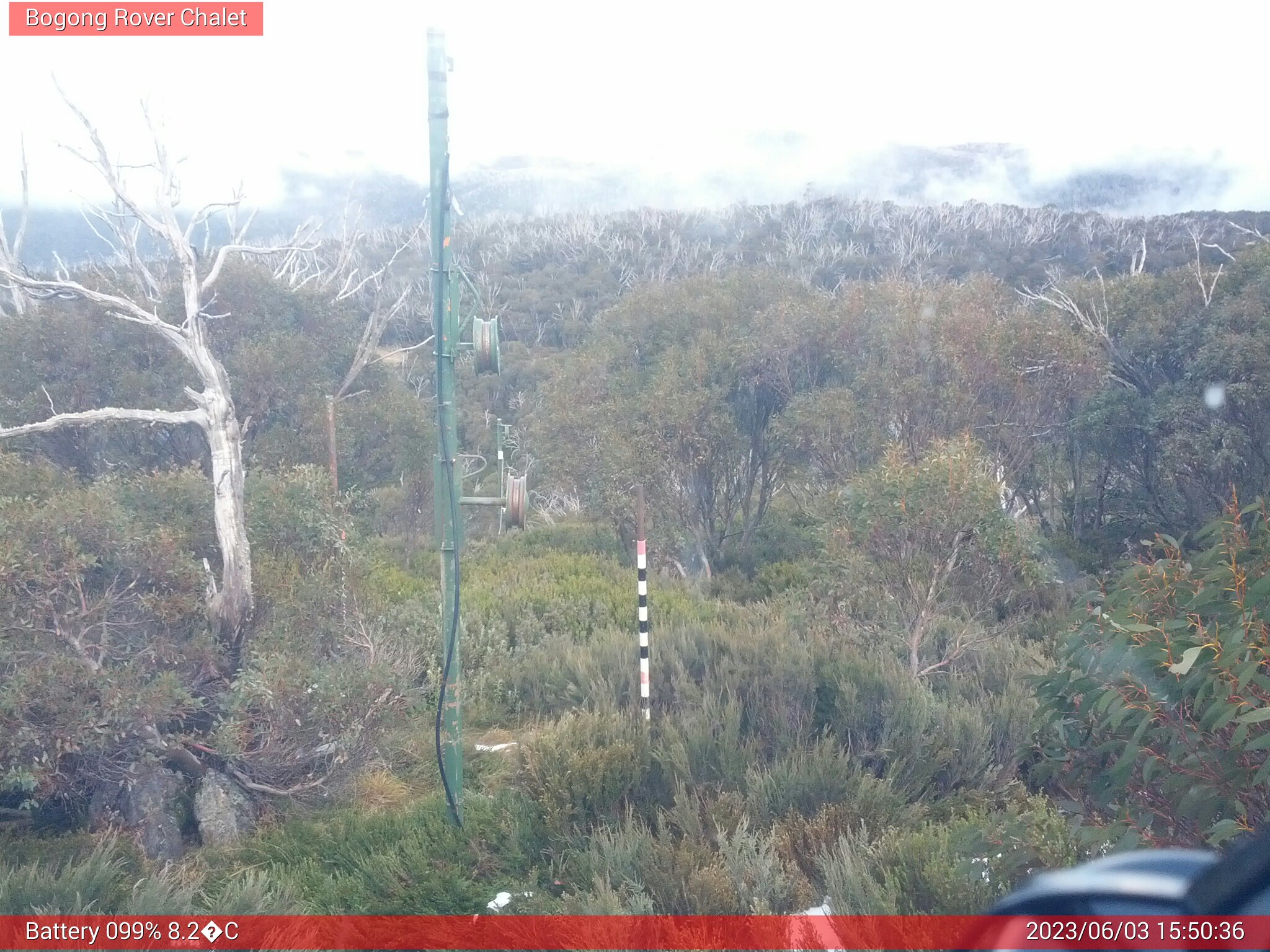 Bogong Web Cam 3:50pm Saturday 3rd of June 2023