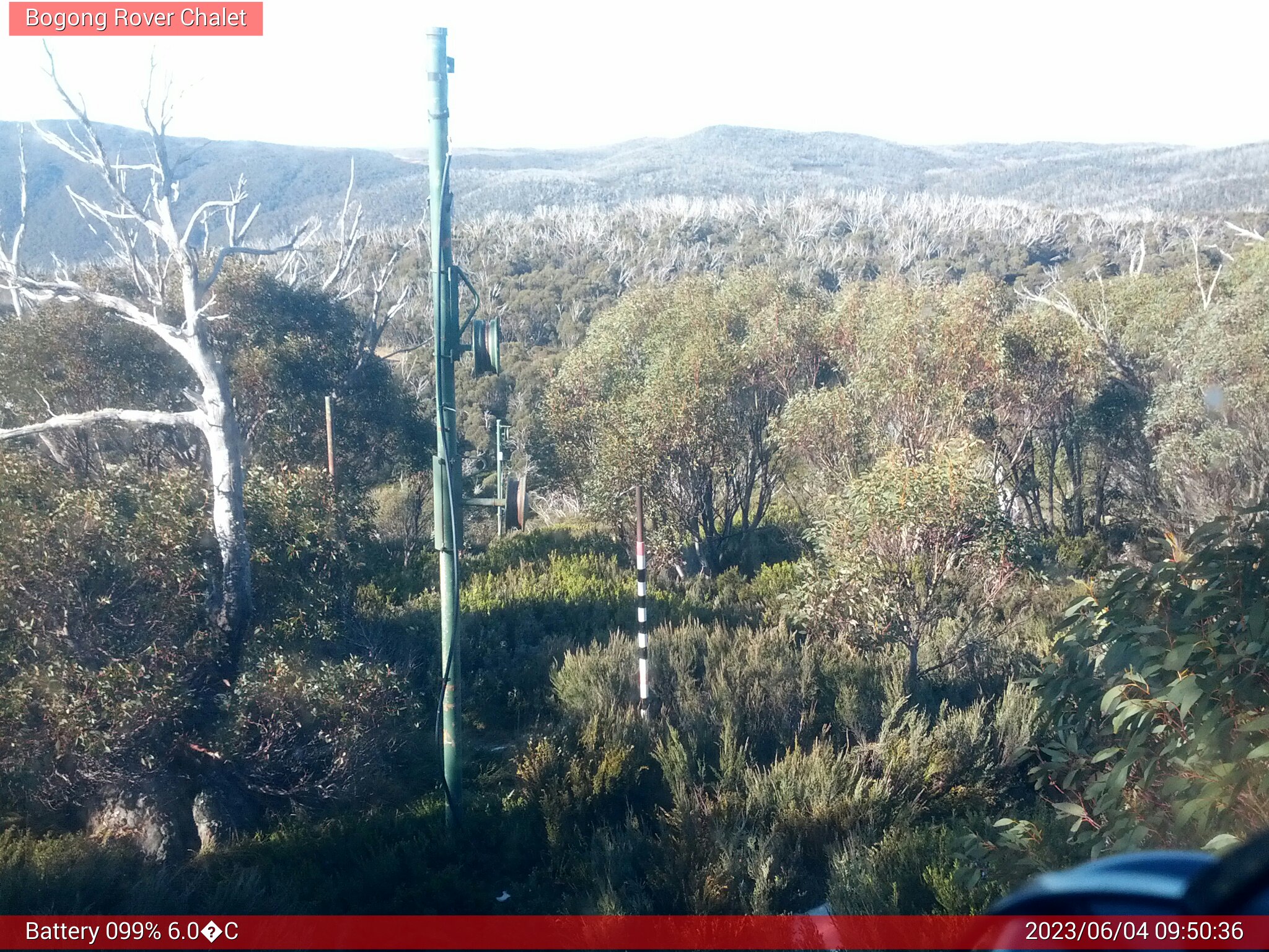 Bogong Web Cam 9:50am Sunday 4th of June 2023