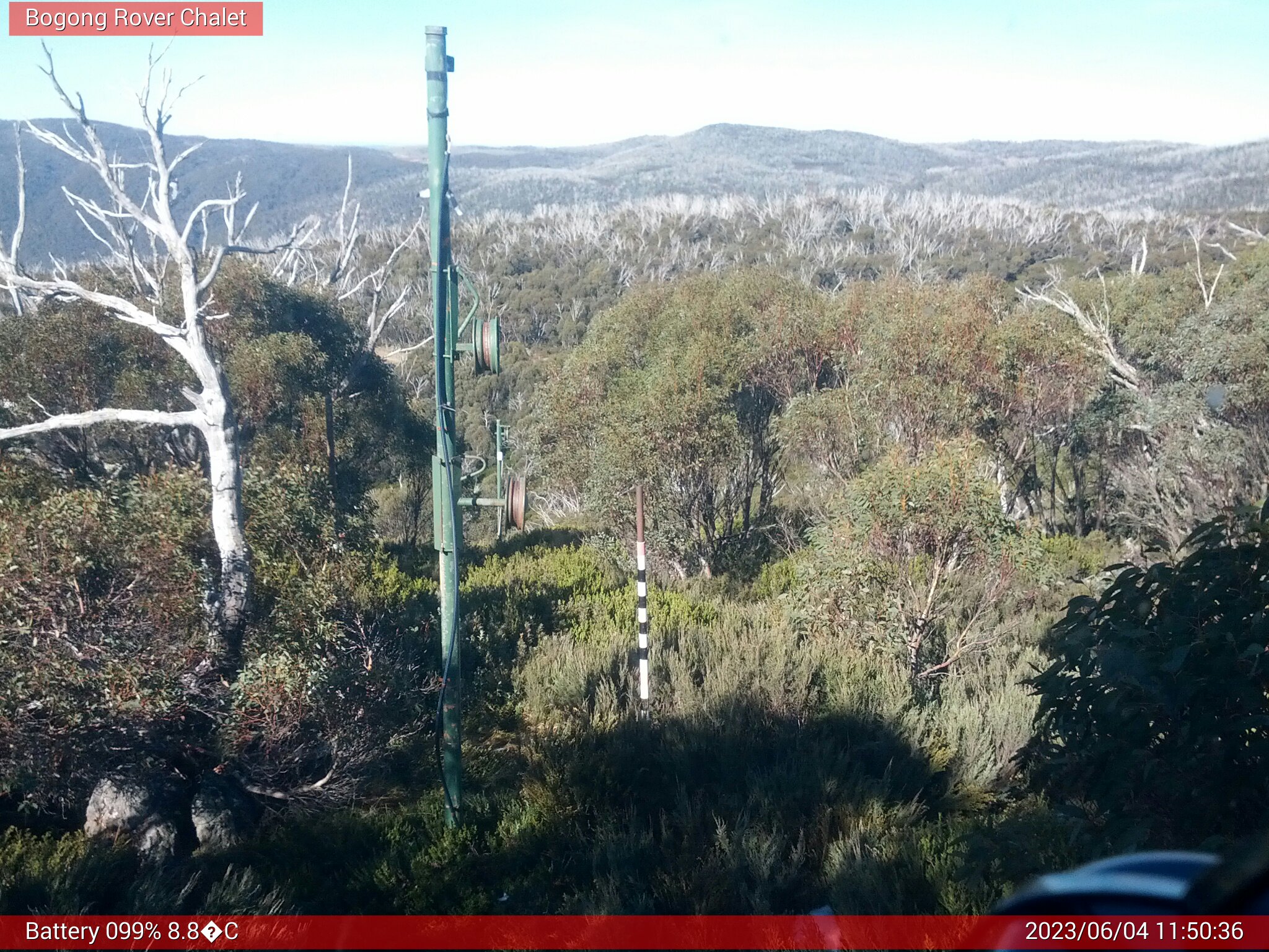 Bogong Web Cam 11:50am Sunday 4th of June 2023