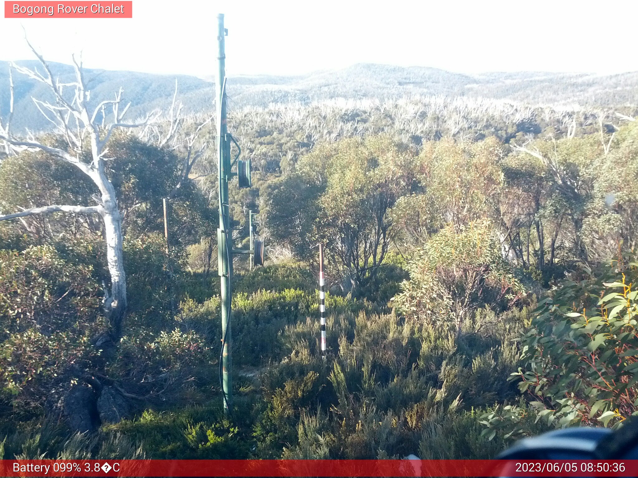 Bogong Web Cam 8:50am Monday 5th of June 2023