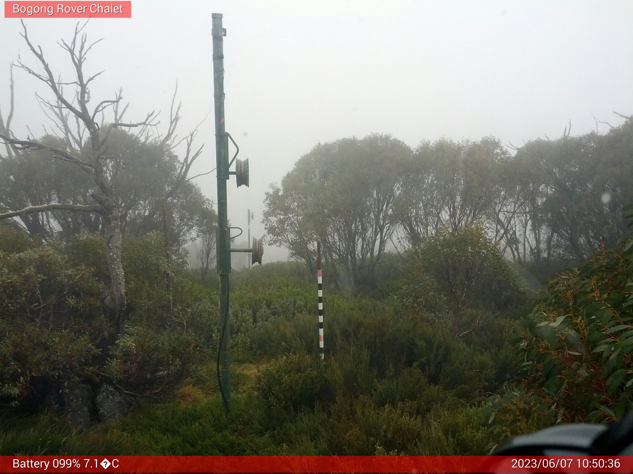 Bogong Web Cam 10:50am Wednesday 7th of June 2023