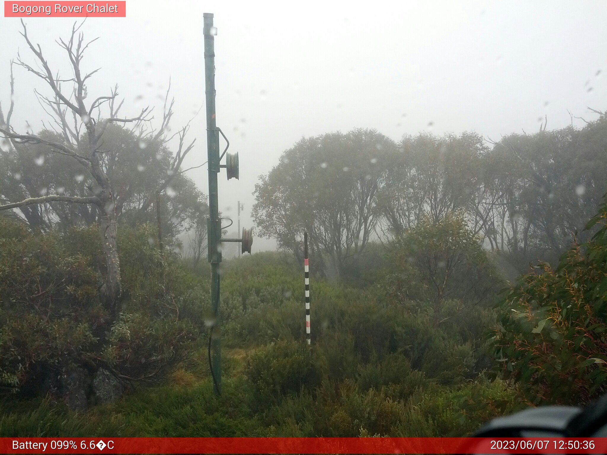 Bogong Web Cam 12:50pm Wednesday 7th of June 2023