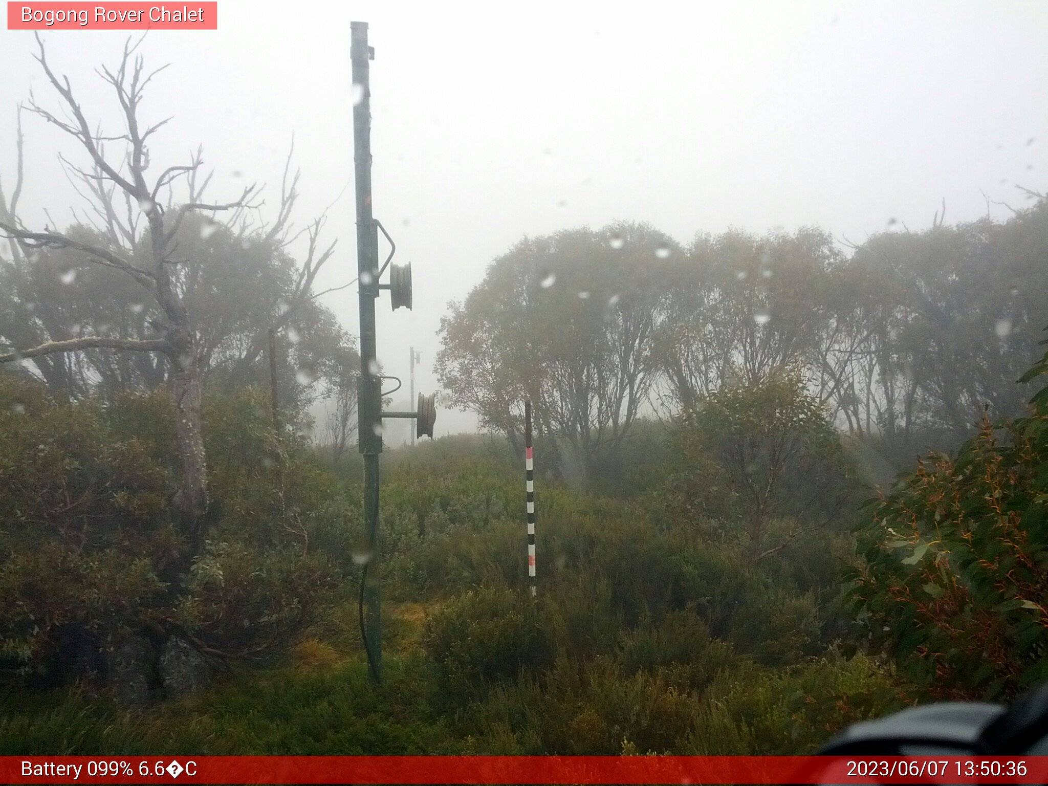 Bogong Web Cam 1:50pm Wednesday 7th of June 2023