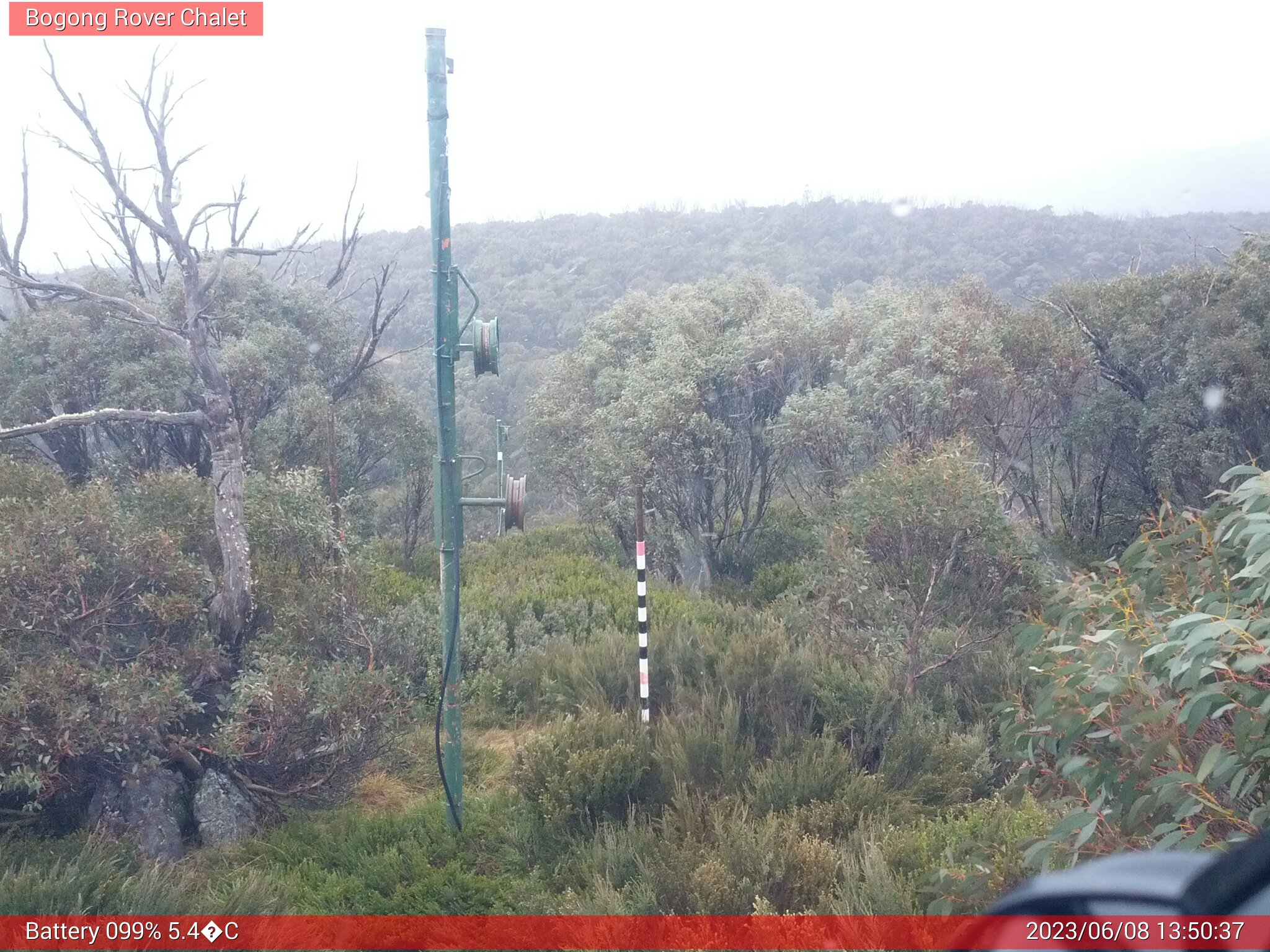 Bogong Web Cam 1:50pm Thursday 8th of June 2023