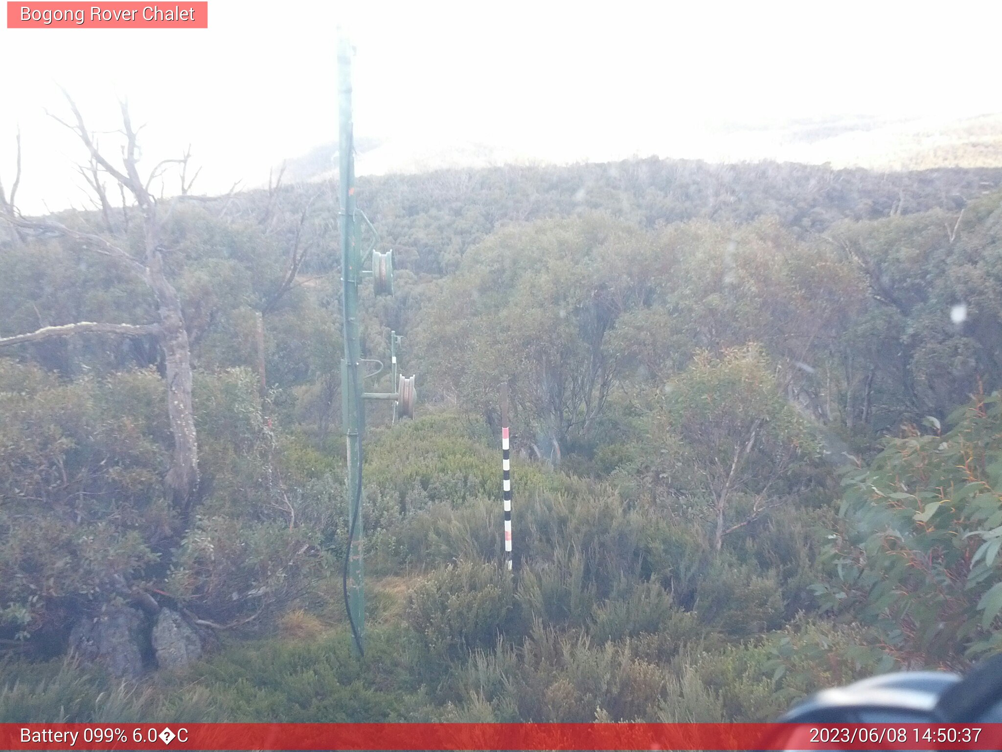 Bogong Web Cam 2:50pm Thursday 8th of June 2023